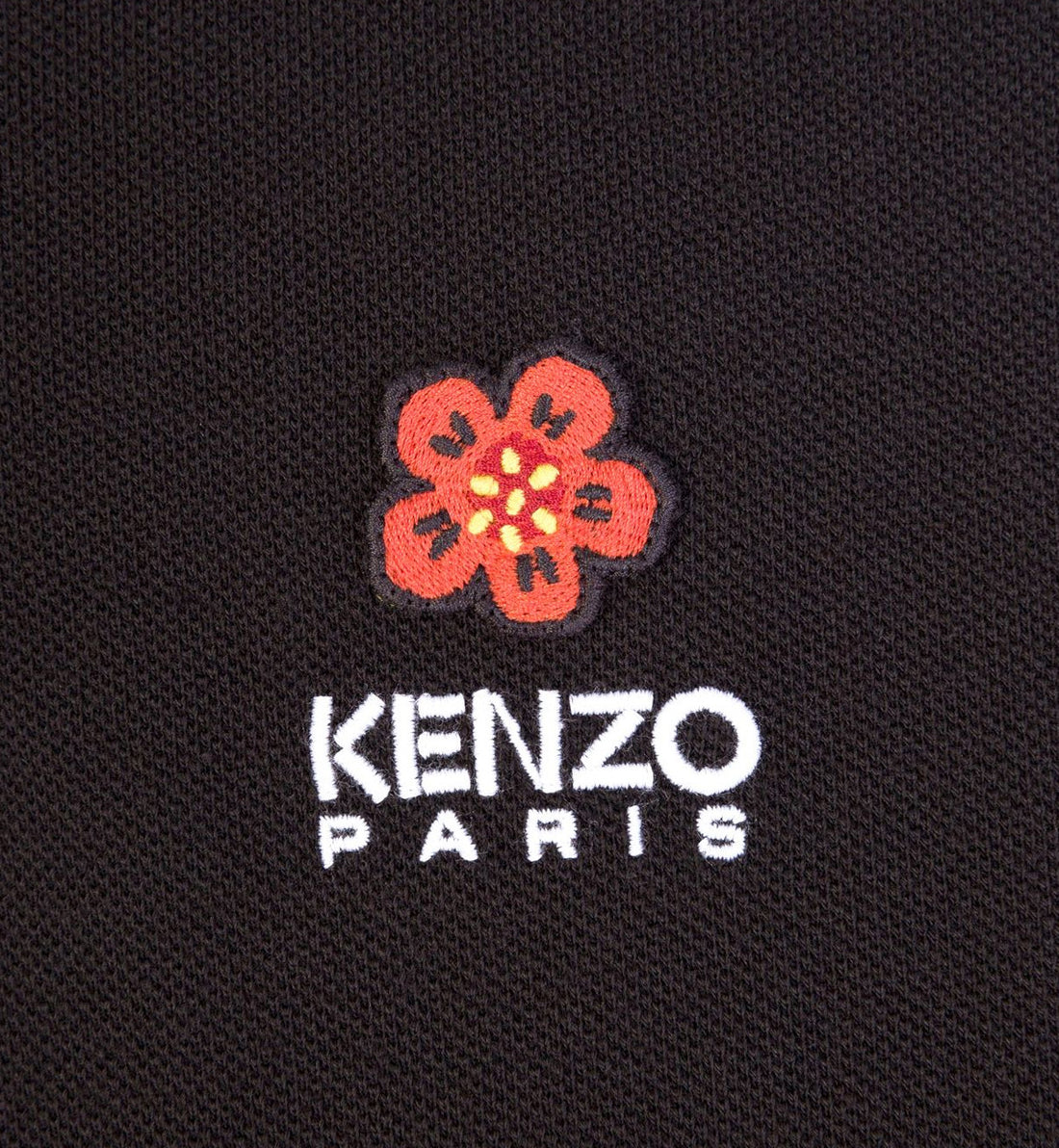 Kenzo Boke Flower Small Logo Polo Shirt Black、mysite、Cacoeks