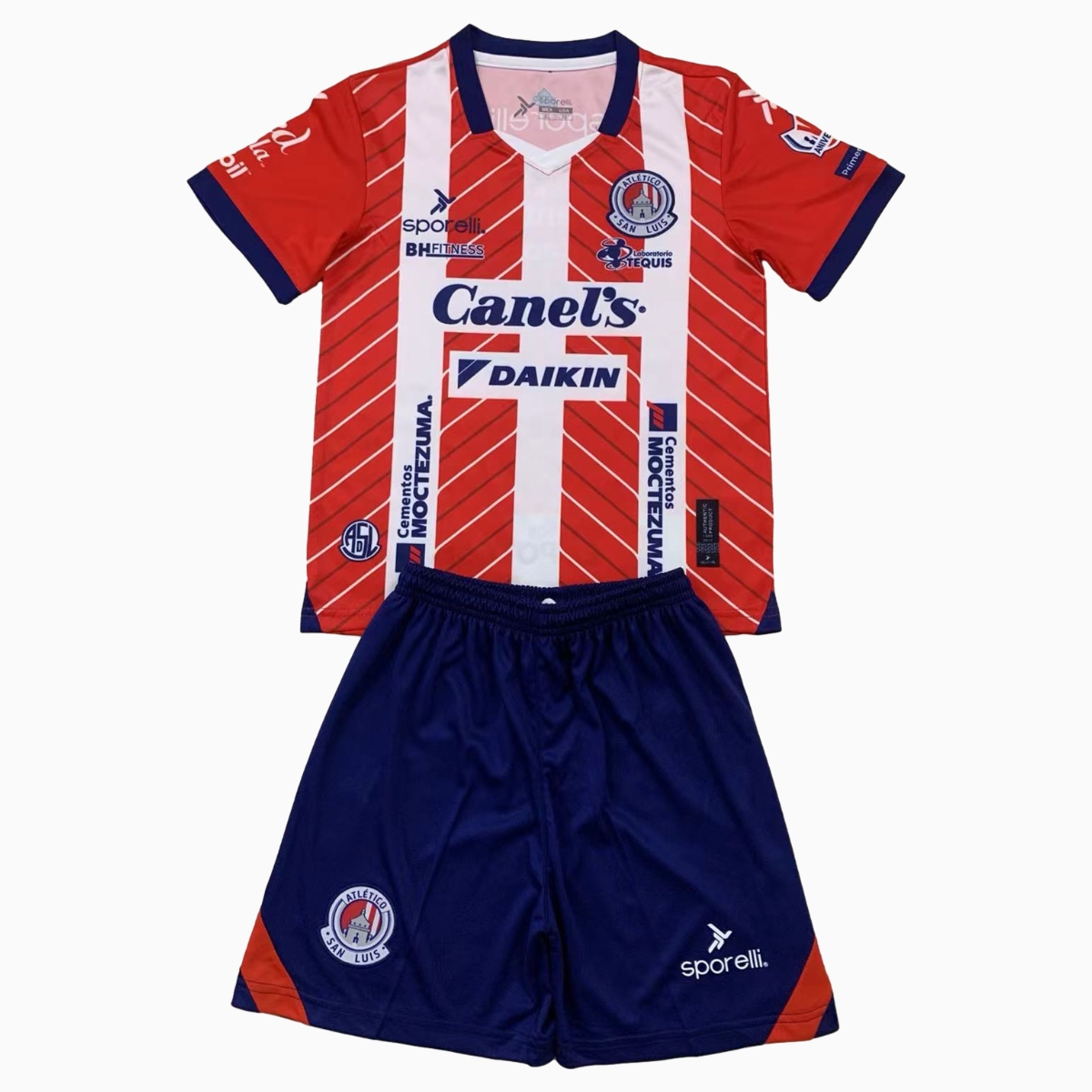 ManixJersey.com | Atlético San Luis 24-25 Home Men's Adult Jersey Set - Fans Version -Customize Name, Number and Patch | Worldwide Shipping