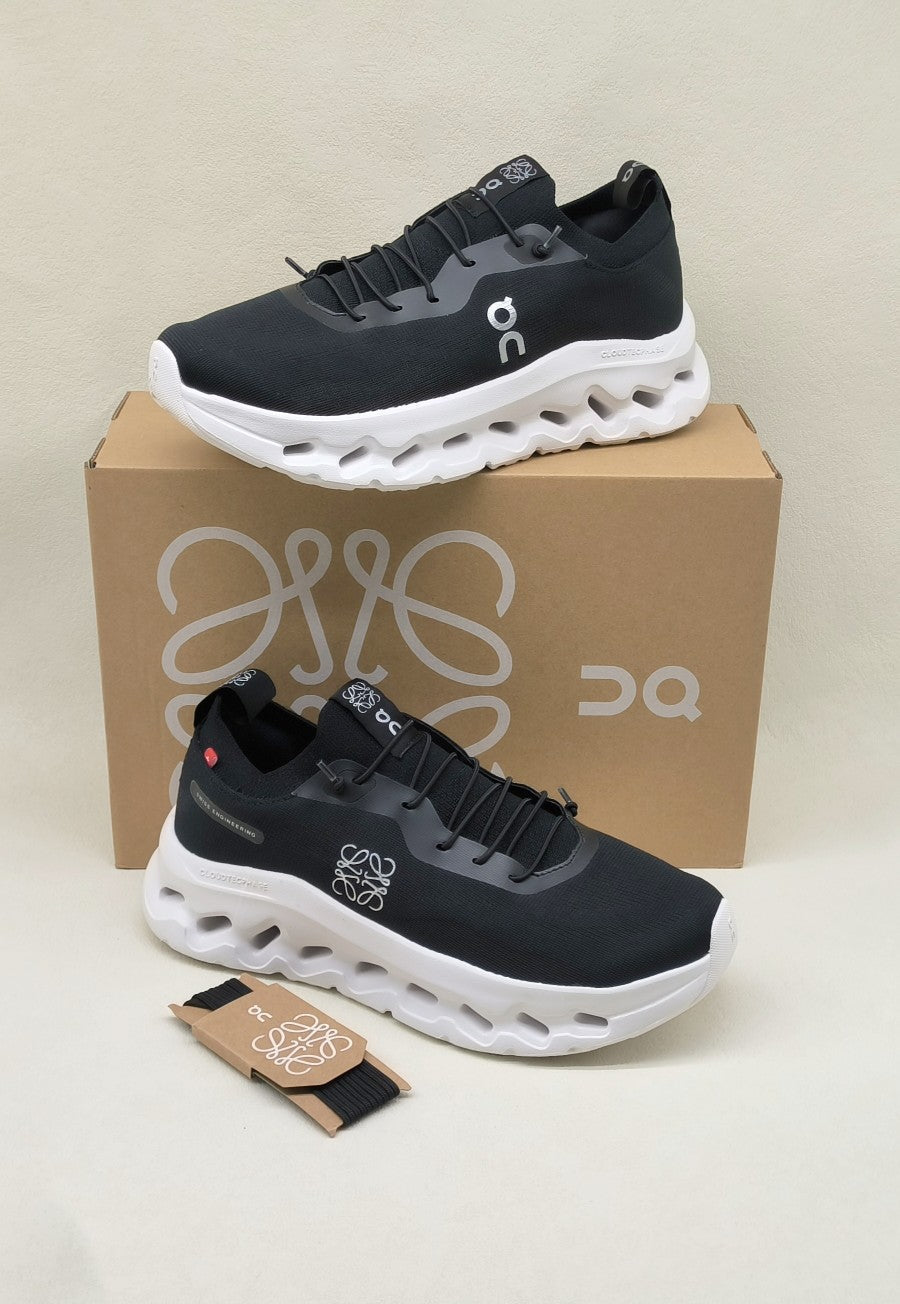 LW CLOUDTILT SNEAKER BLACK-WHITE POLYESTER、mysite、Cacoeks