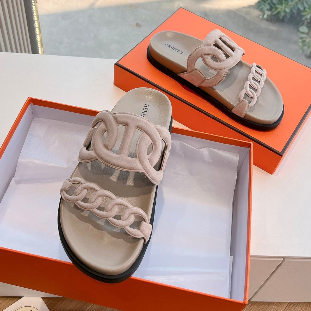 EXTRA SANDAL IN NUDE BEIGE SUEDE、mysite、Cacoeks