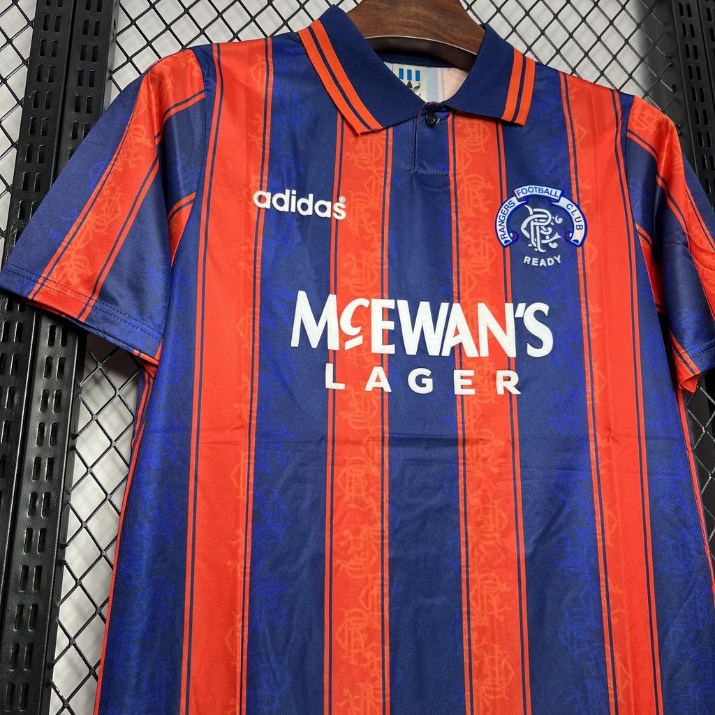 Higojerseys-Retro Glasgow Rangers 1993-94 Away Stadium Jersey