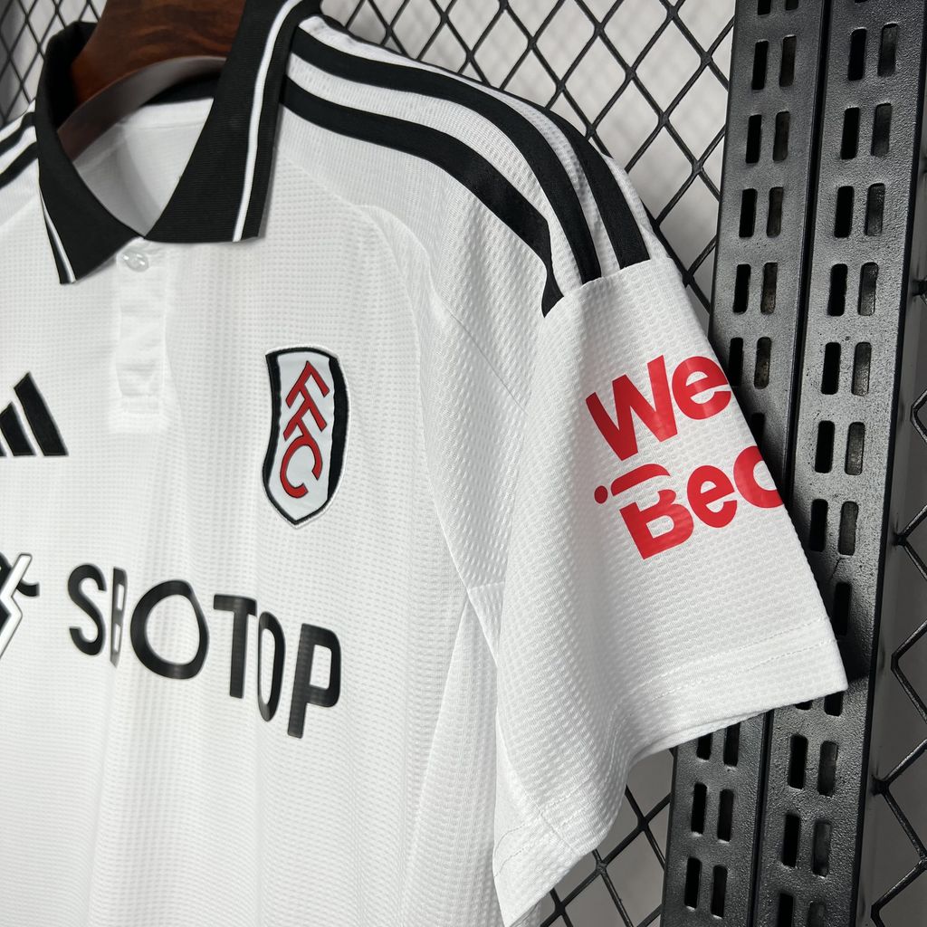 ManixJersey.com | Fulham 24-25 Home Stadium Jersey - Fans Version -Customize Name, Number and Patch | Worldwide Shipping