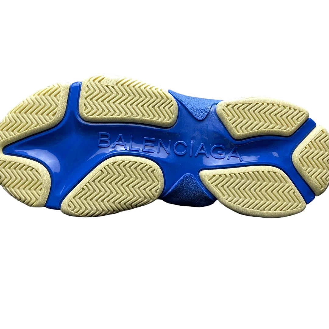 Balenciaga Triple S Sneaker in White Blue Green、mysite、Cacoeks
