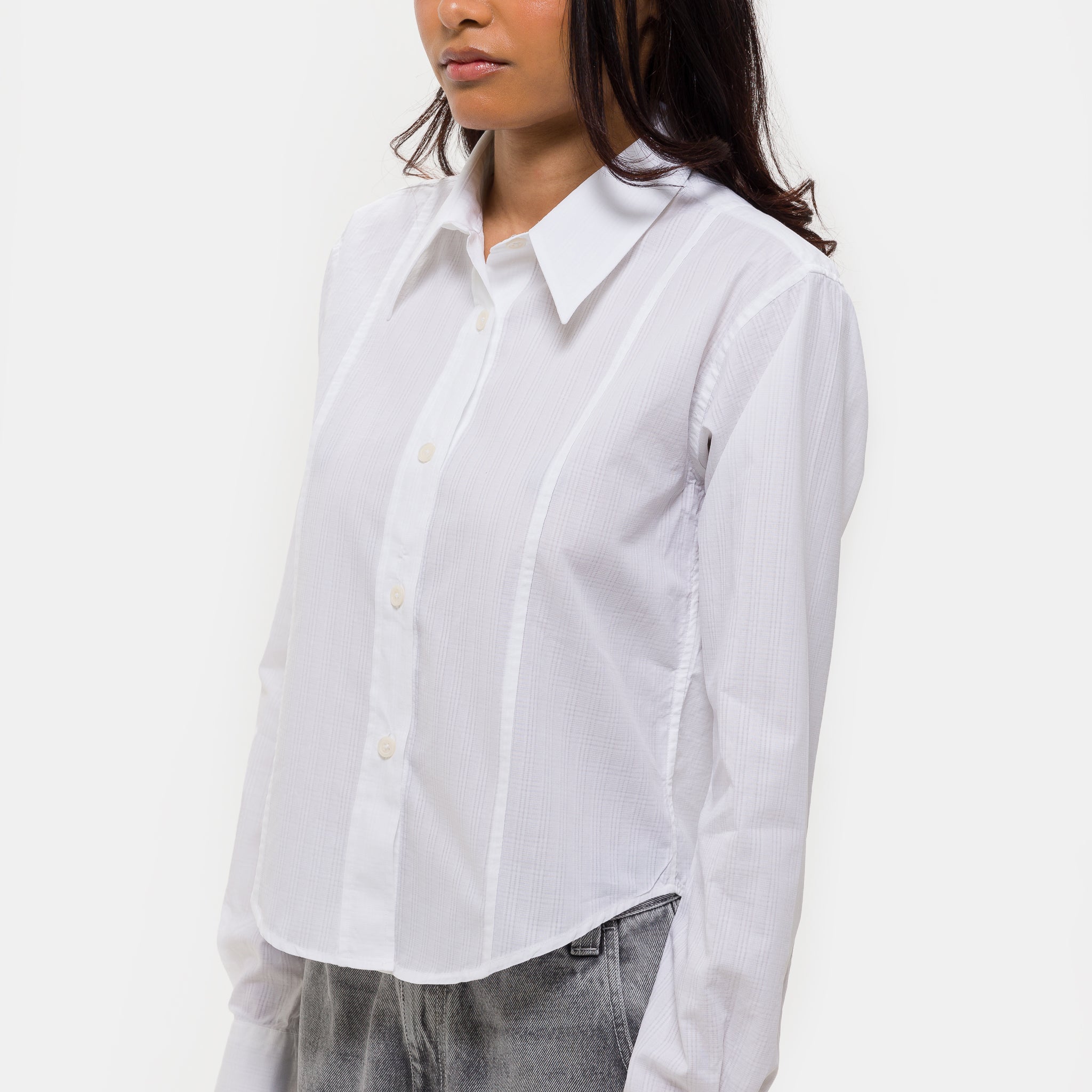 Readers Shirt in Sheer Check