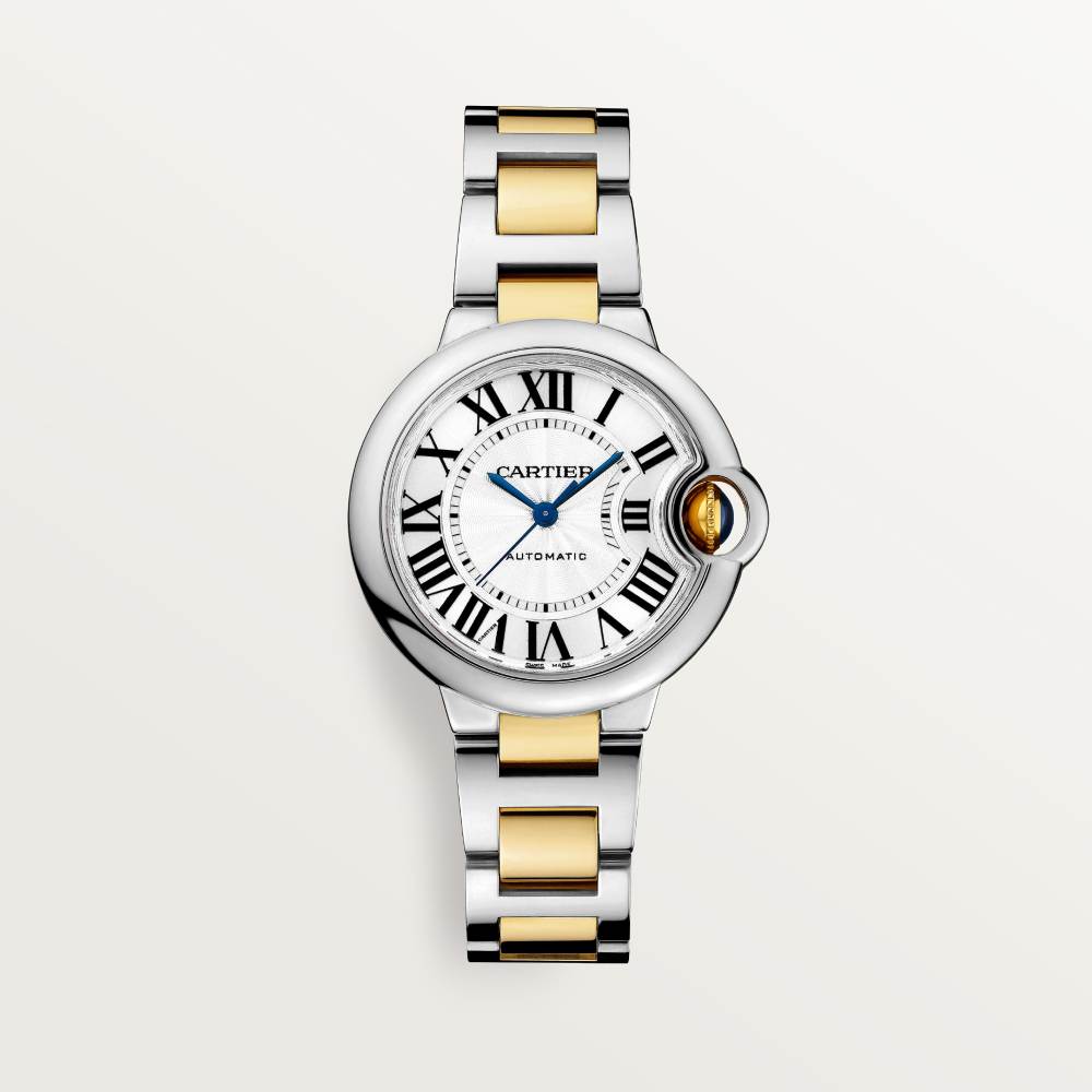 Super Clone 1:1 CARTIER Ballon Bleu BLEU Gold mix 33mm W2BB0029 Replica-fasswatch