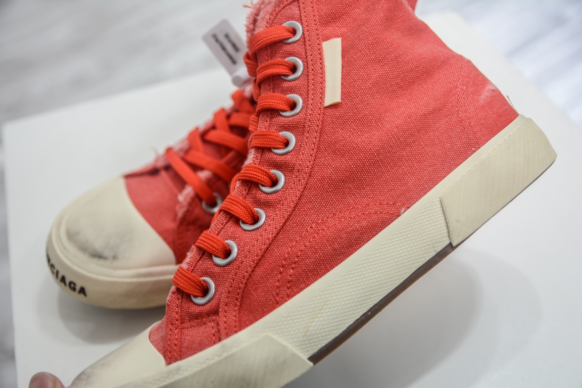 Balenciaga Paris High Top Trainer In Red、mysite、Cacoeks