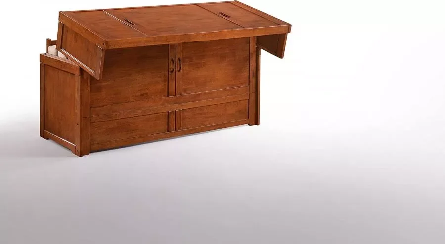 Murphy Cabinet Bed Hardwood Cabinet Transforms Into a Queen Bed