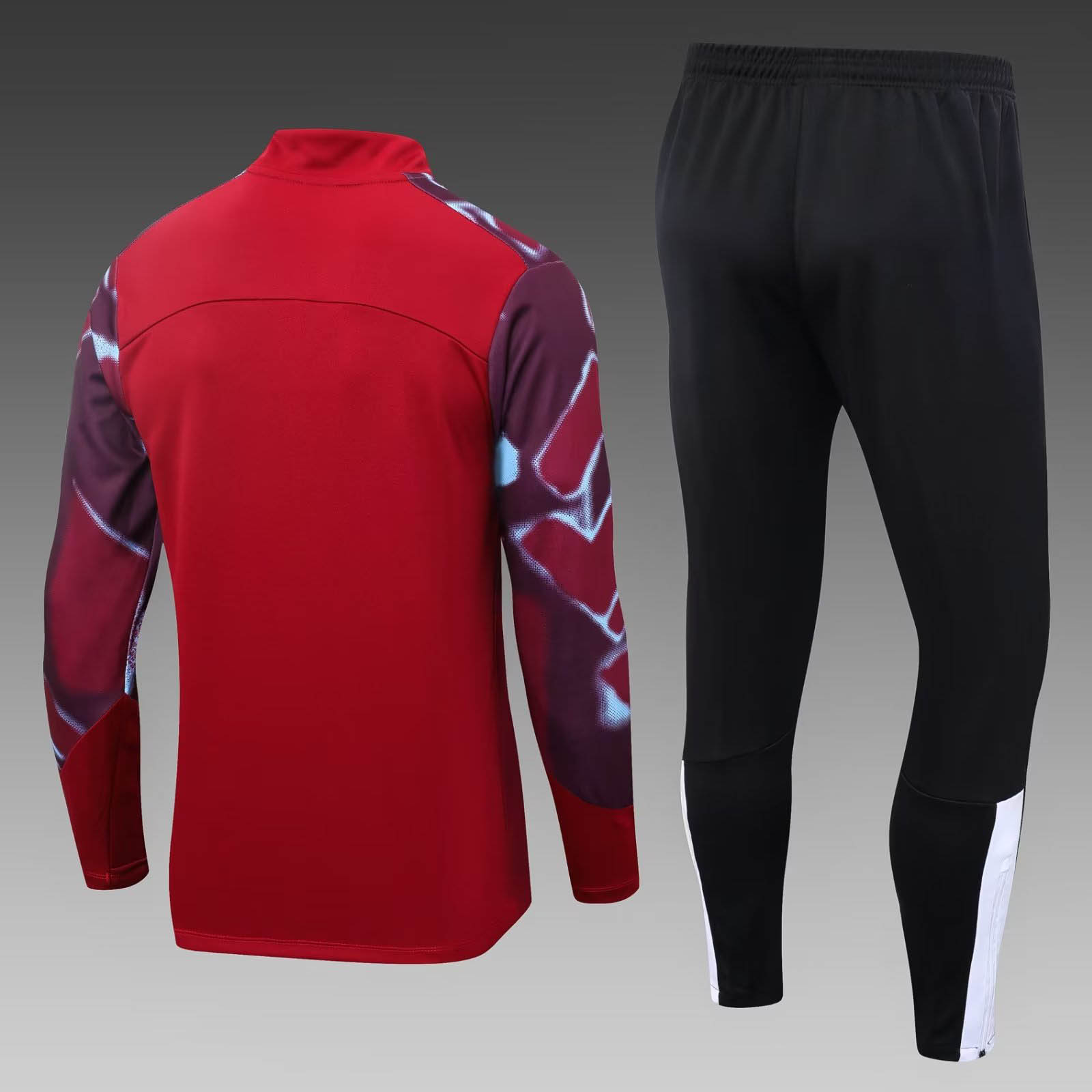 2022/2023 West Ham United Half-Pull Training Suit Red Football Shirt 1:1 Thai Quality Set:football jersey mysite: unitedjerseyfootball 邓江浪:football
