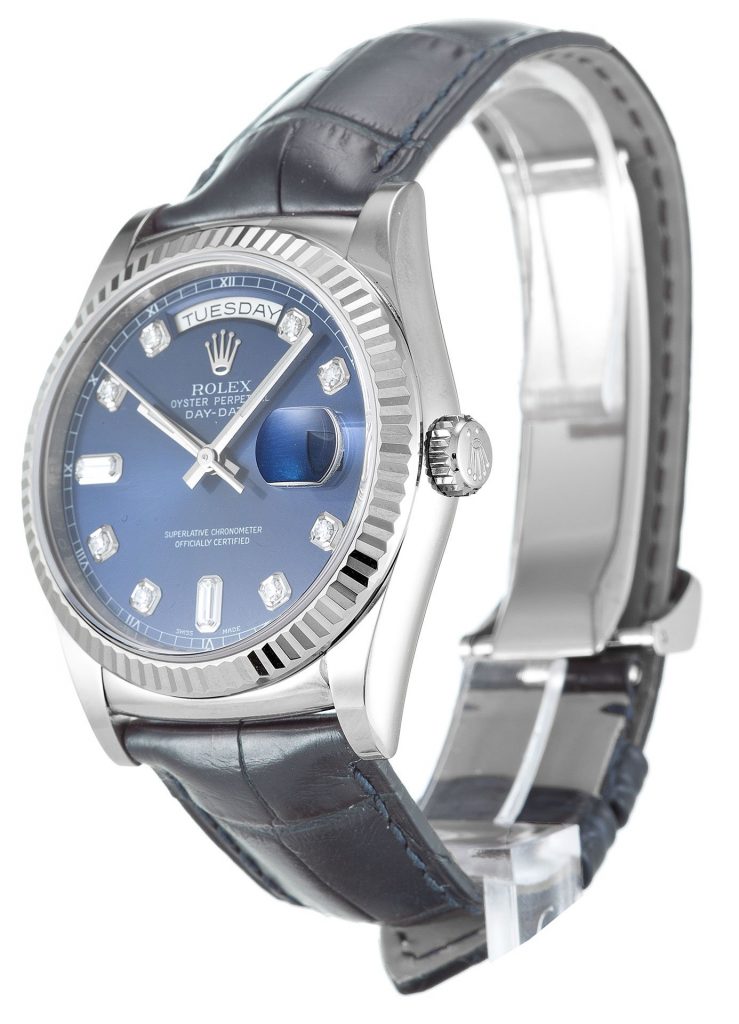 Replica Rolex Day-Date 36mm Blue Dial 118139-fasswatch
