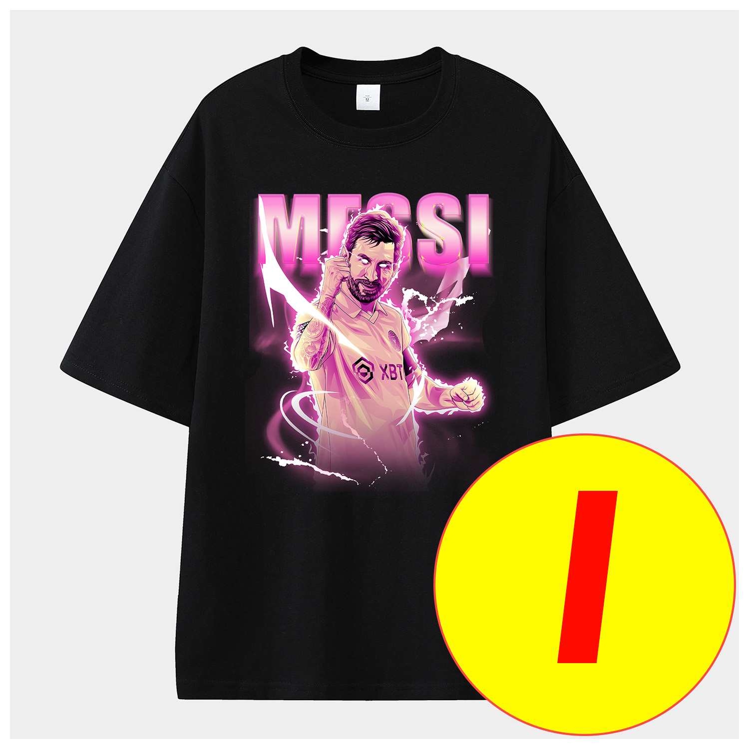 UltraTrikot-Messi GOAT Argentina Barcelona INT M.A.M Unisex Pure Cotton T-shirt