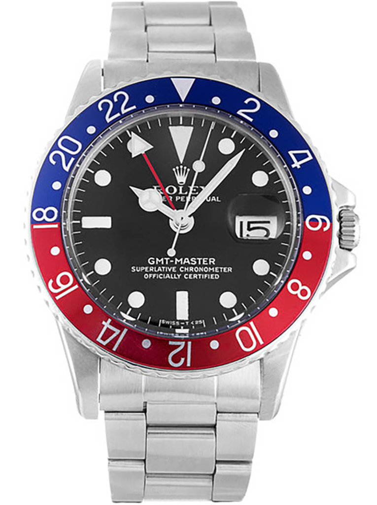 Replica Rolex GMT-Master 40mm Black Dial 16710 “Pepsi”-fasswatch