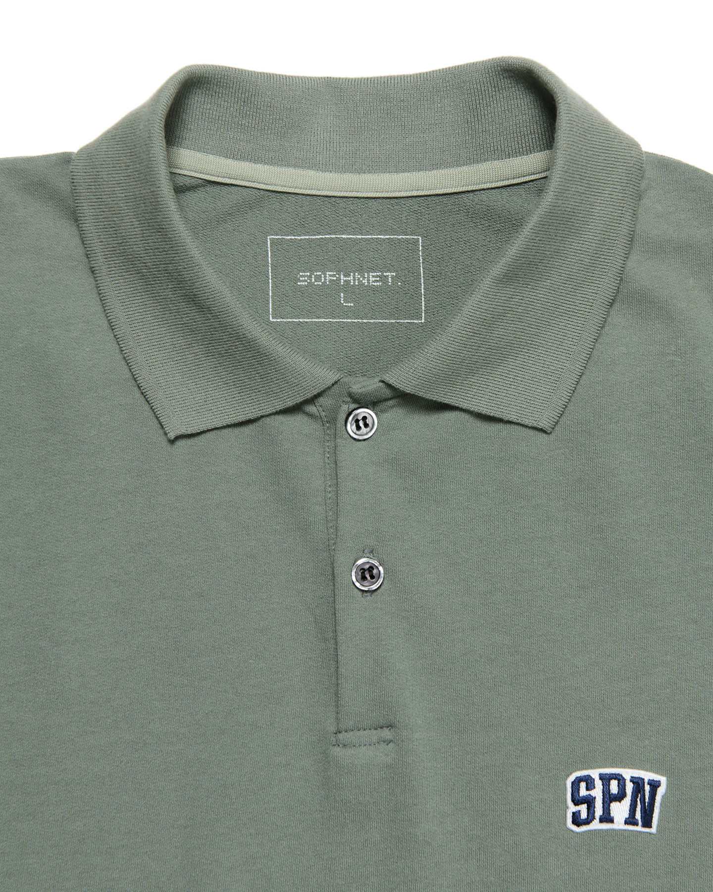 SOPHNET. 25S/S SPN WAPPEN OVERSIZED POLO  SOPH-250052 