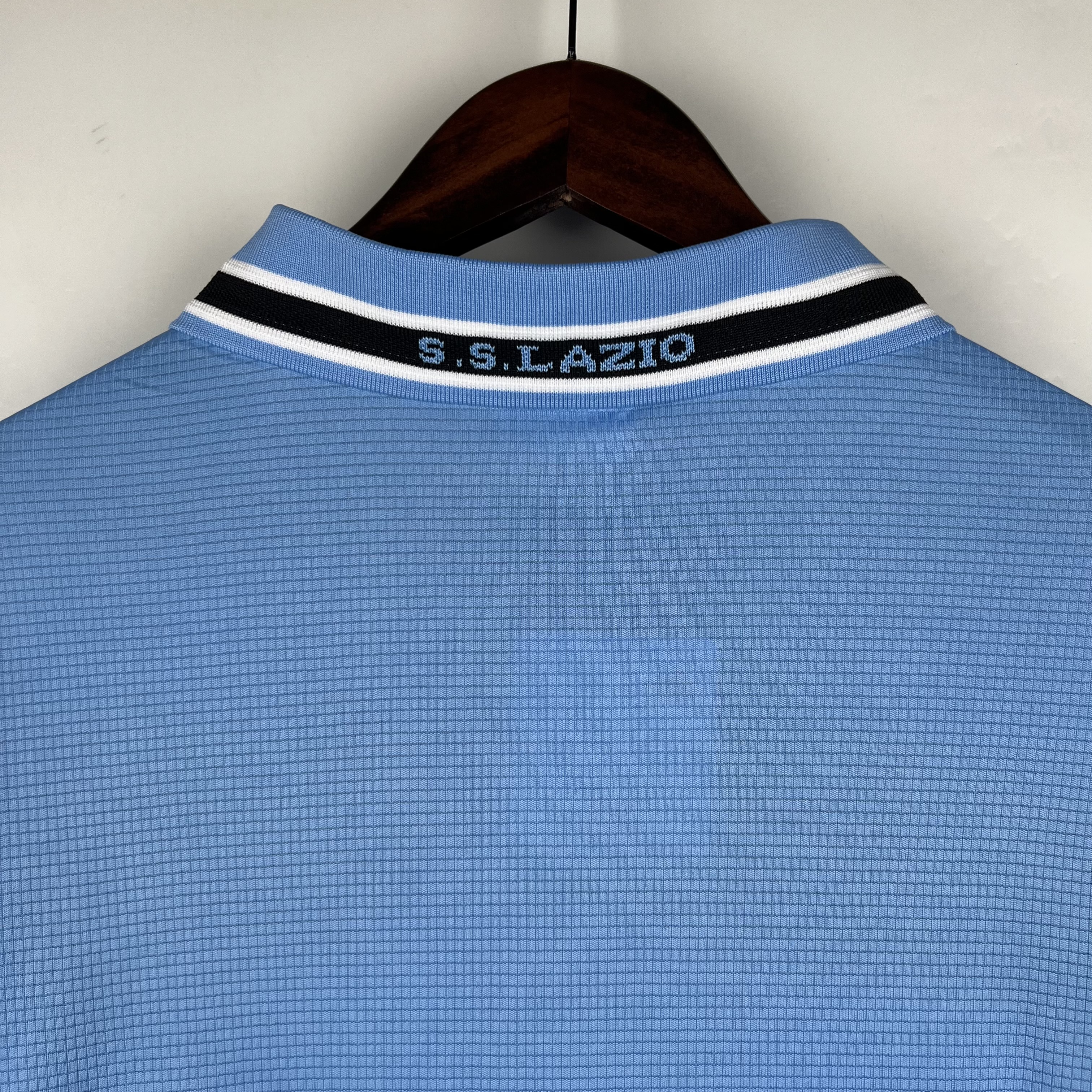 ManixJersey.com | Retro Lazio 1998-00 Home Stadium Long Sleeve Jersey -Customize Name, Number and Patch | Worldwide Shipping