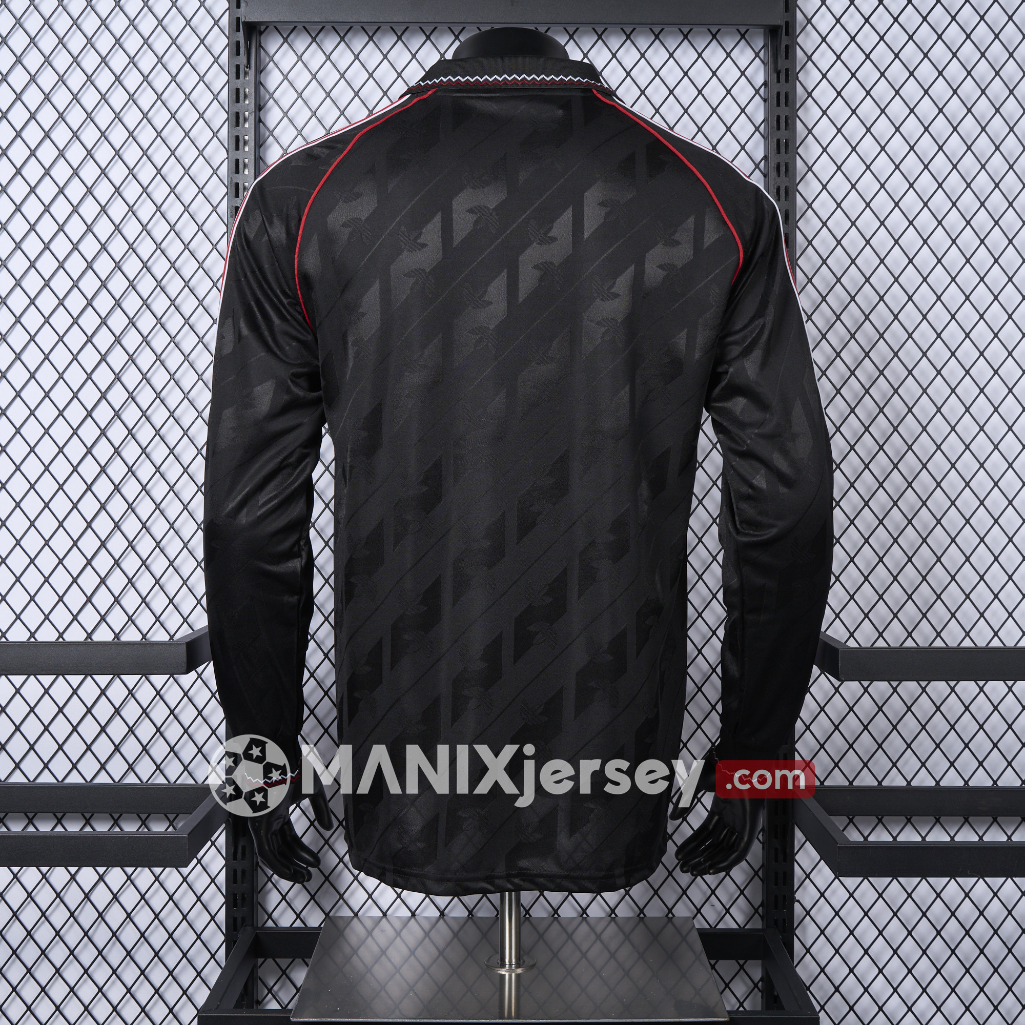 ManixJersey.com | Manchester United 24-25 Originals LFSTLR Long Sleeve Black Jersey - Player Version -Customize Name, Number and Patch | Worldwide Shipping