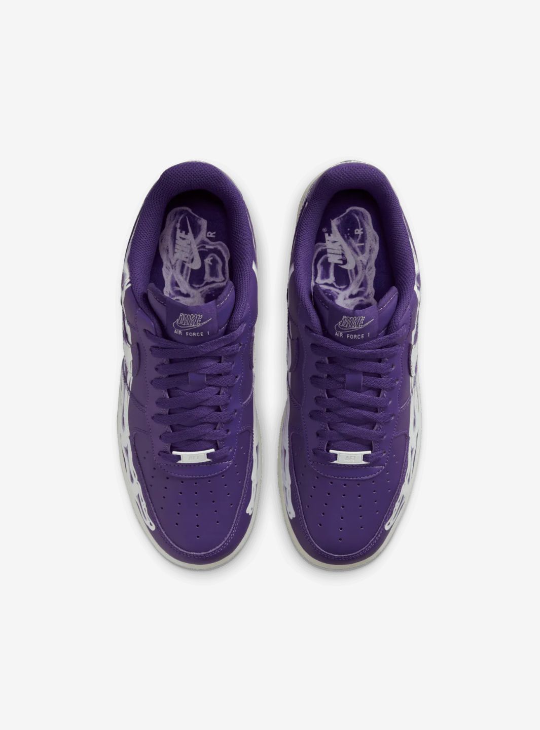 Nike Air Force 1 Low Purple Skeleton Halloween (2021)、NIKE、Cacoeks