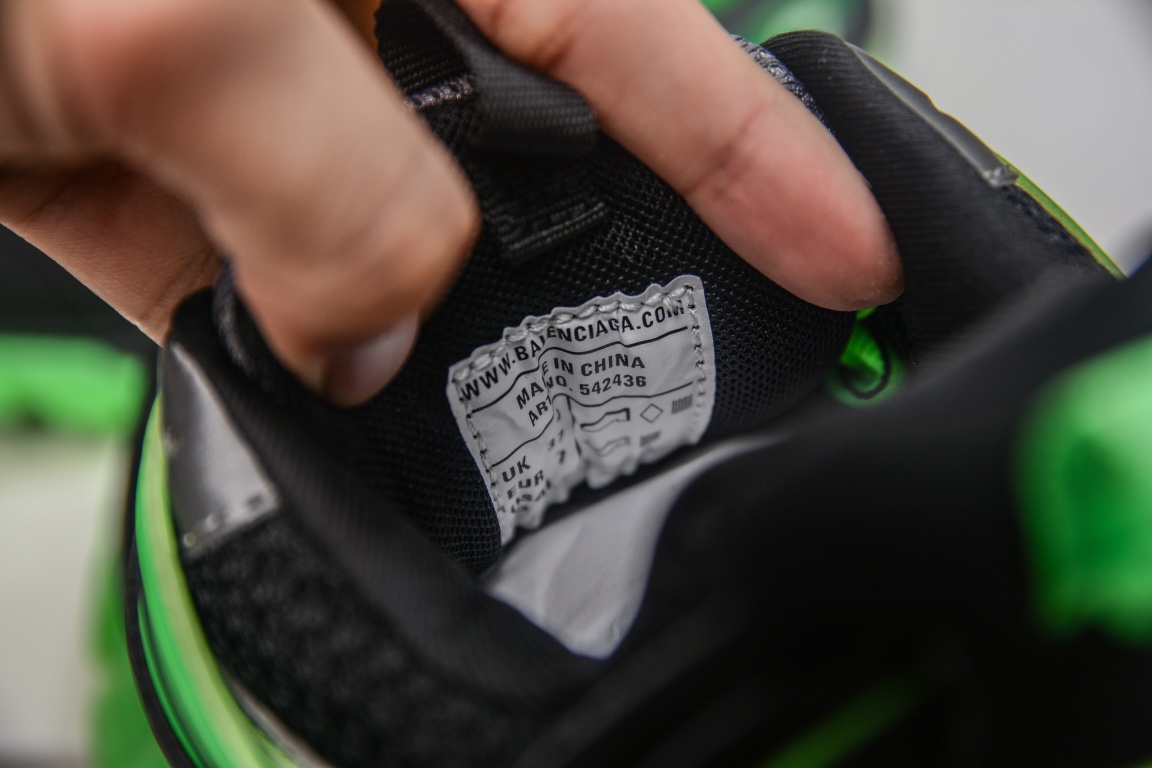 Balenciaga Track Trainer Black Fluo Green、mysite、Cacoeks