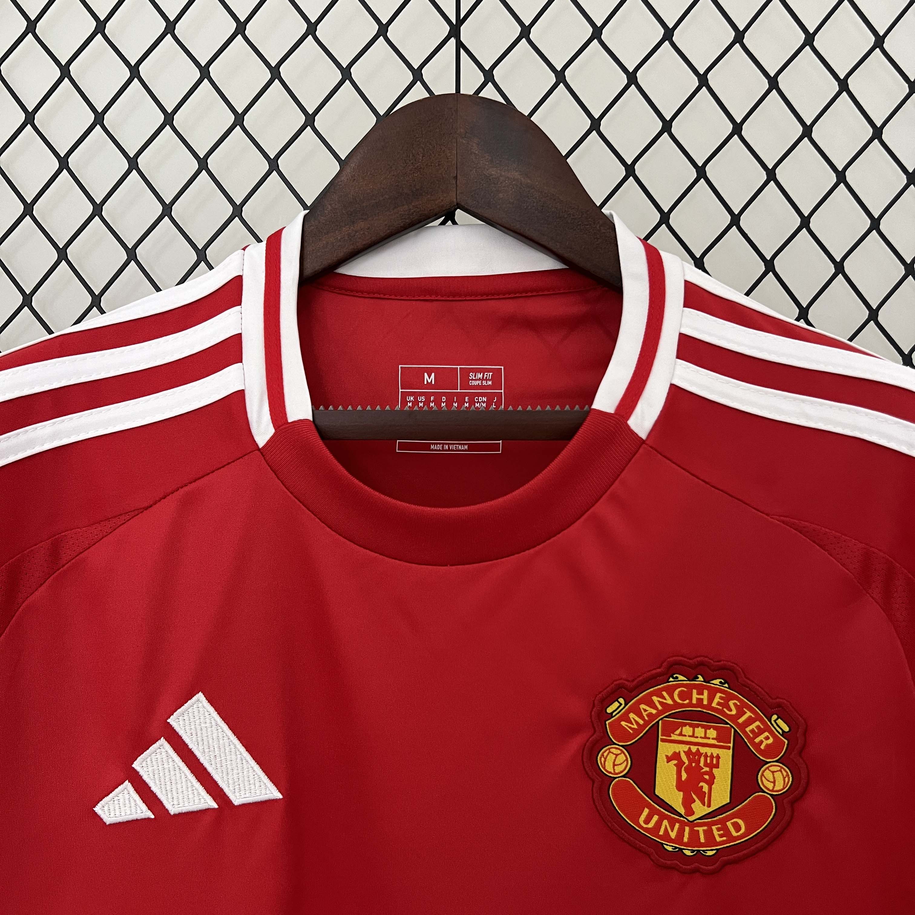 2024/2025 Manchester United Home Football Shirt 1:1 Thai Quality:football jersey mysite: unitedjerseyfootball 邓江浪:football