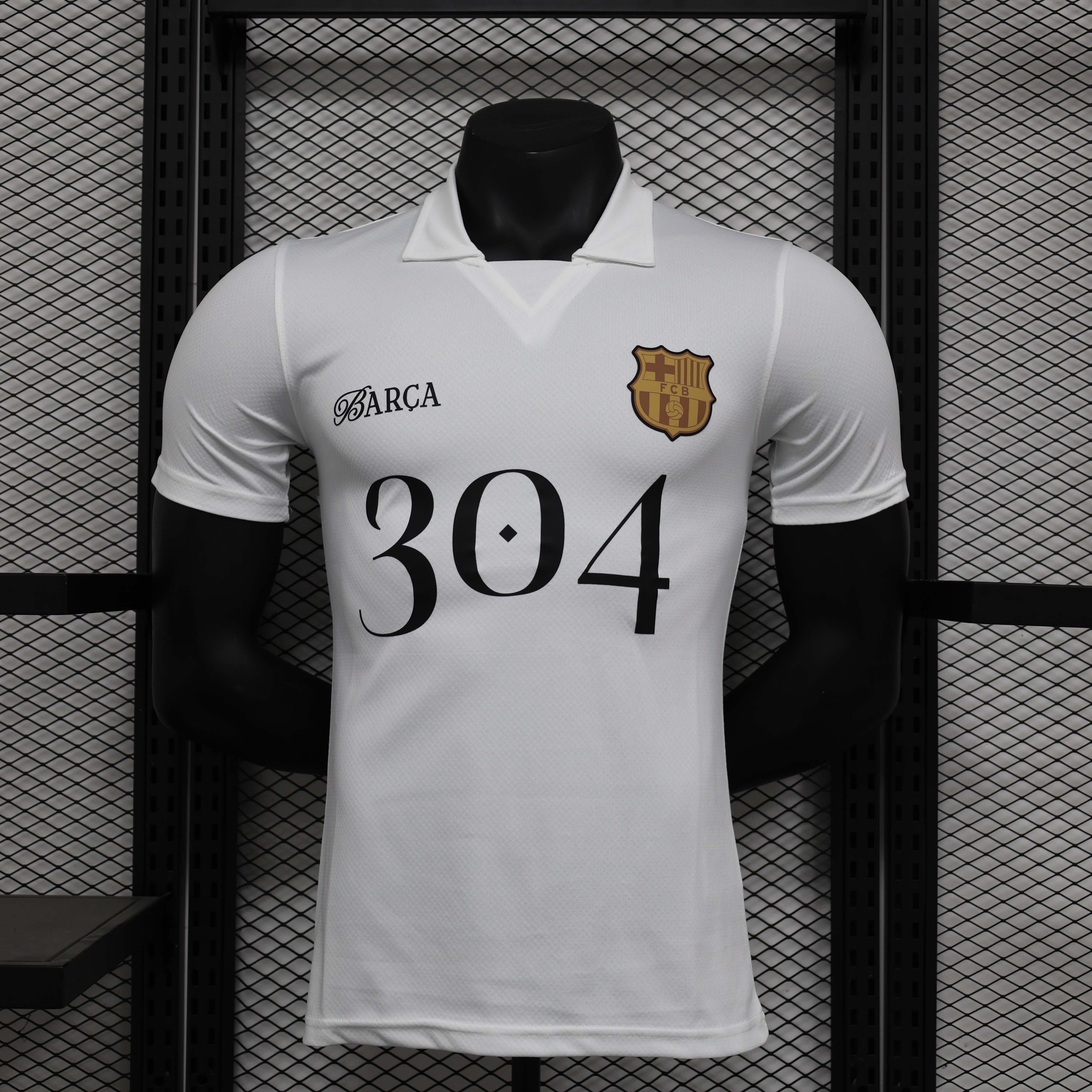 2024/2025 Player Version Barcelona Special Edition White Football Shirt 1:1 Thai Quality:football jersey mysite: unitedjerseyfootball 邓江浪:football