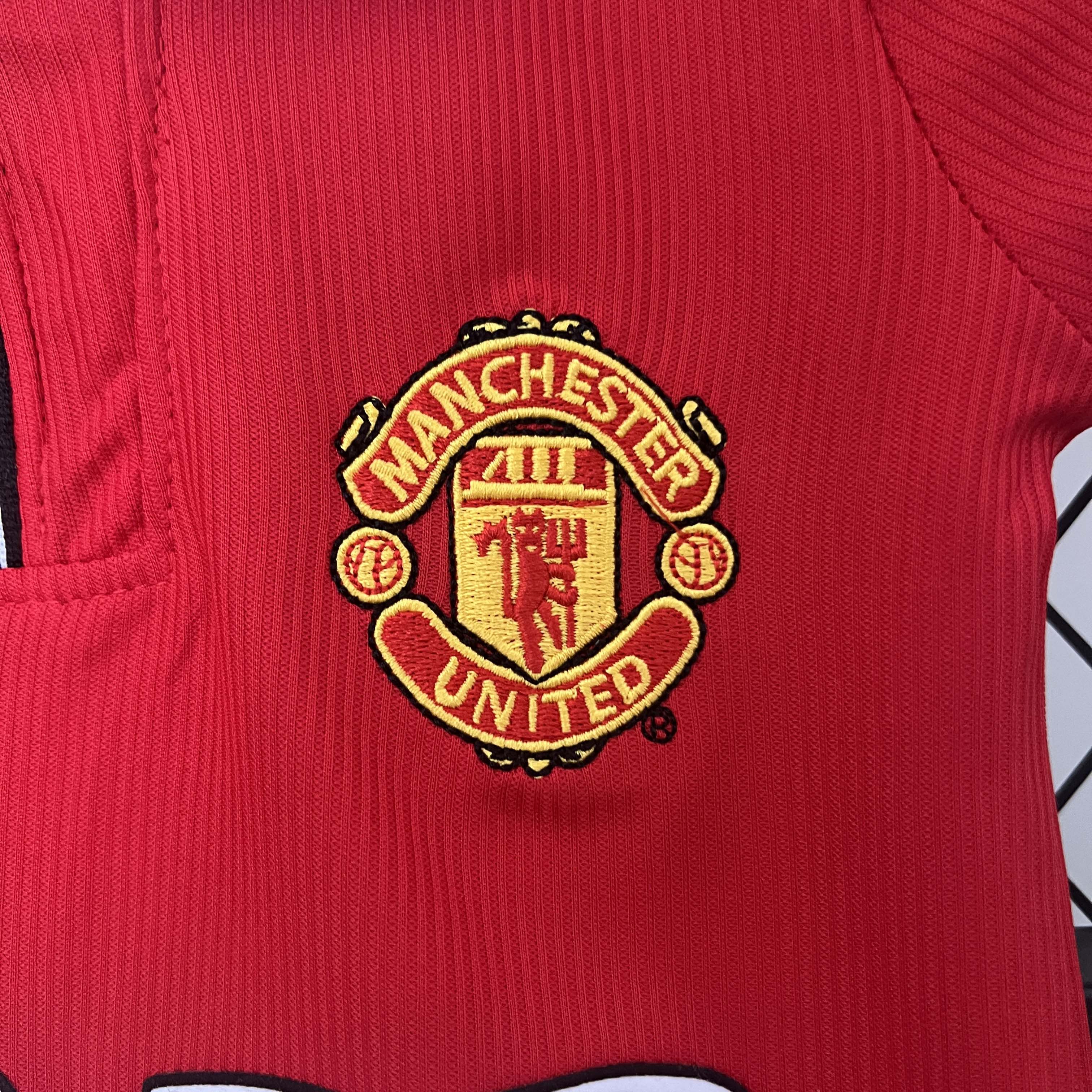 1998/1999 Retro Manchester United Home Football Shirt 1:1 Thai Quality Kids Size:football jersey mysite: unitedjerseyfootball 邓江浪:football