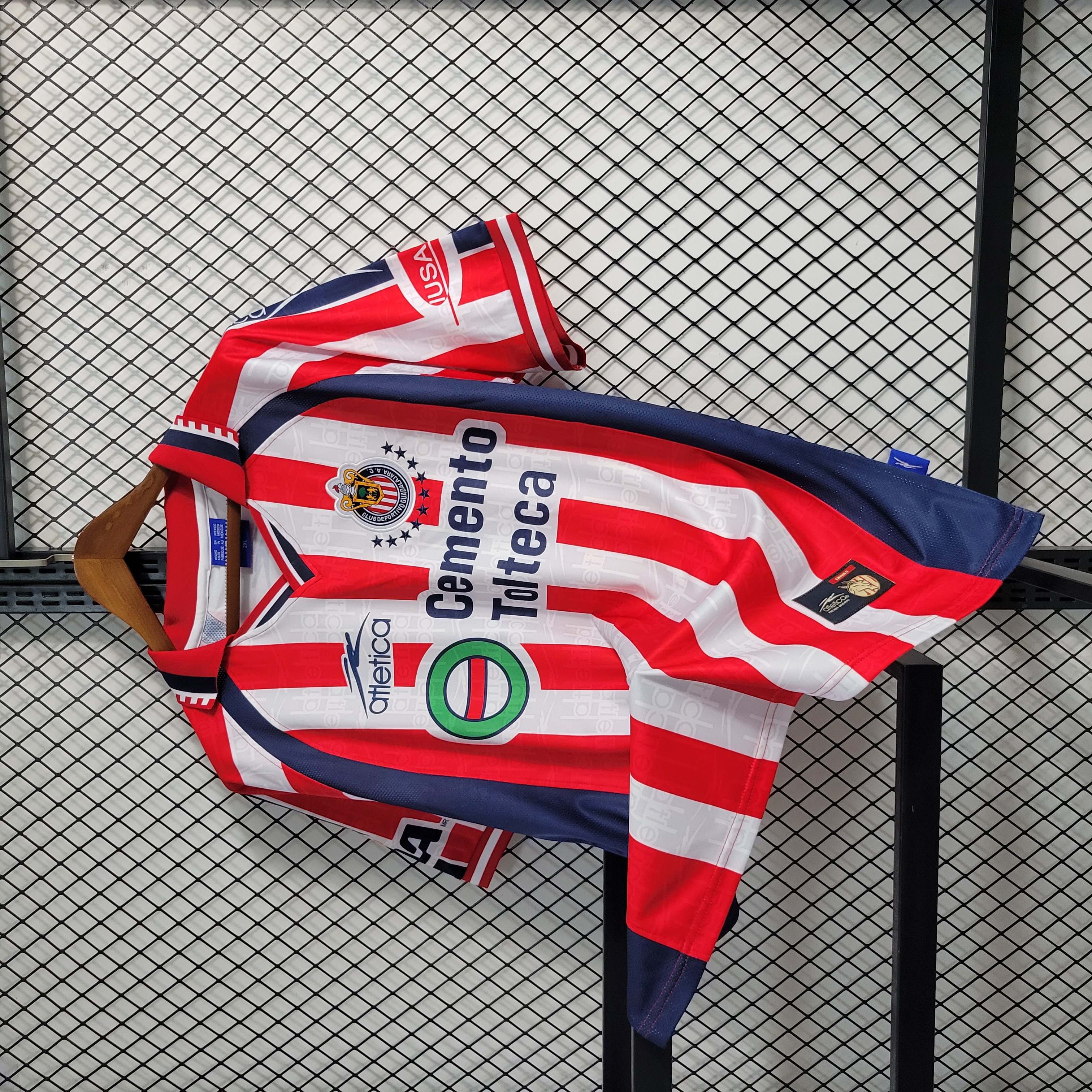 ManixJersey.com | Retro Chivas de Guadalajara 99-00 Home Stadium Jersey -Customize Name, Number and Patch | Worldwide Shipping