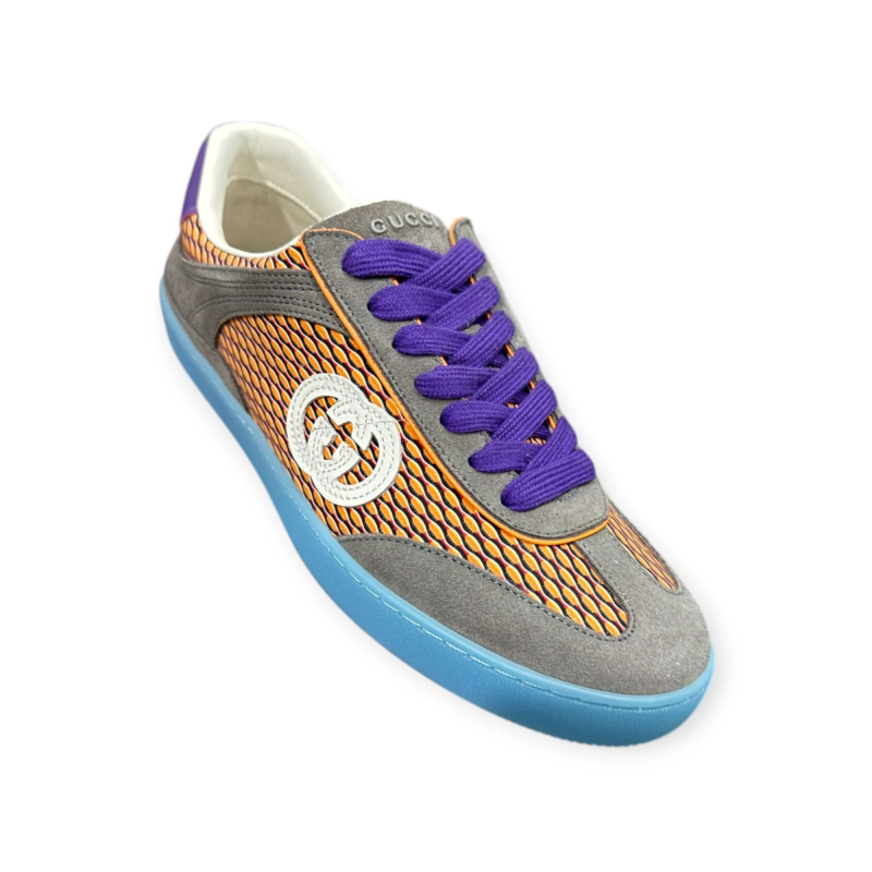 Gucci G57 Sneaker in Grey Purple、mysite、Cacoeks