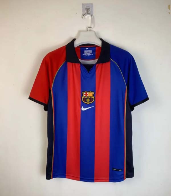 2001/2002 Retro Barcelona Home Football Shirt 1:1 Thai Quality:football jersey mysite: unitedjerseyfootball 邓江浪:football