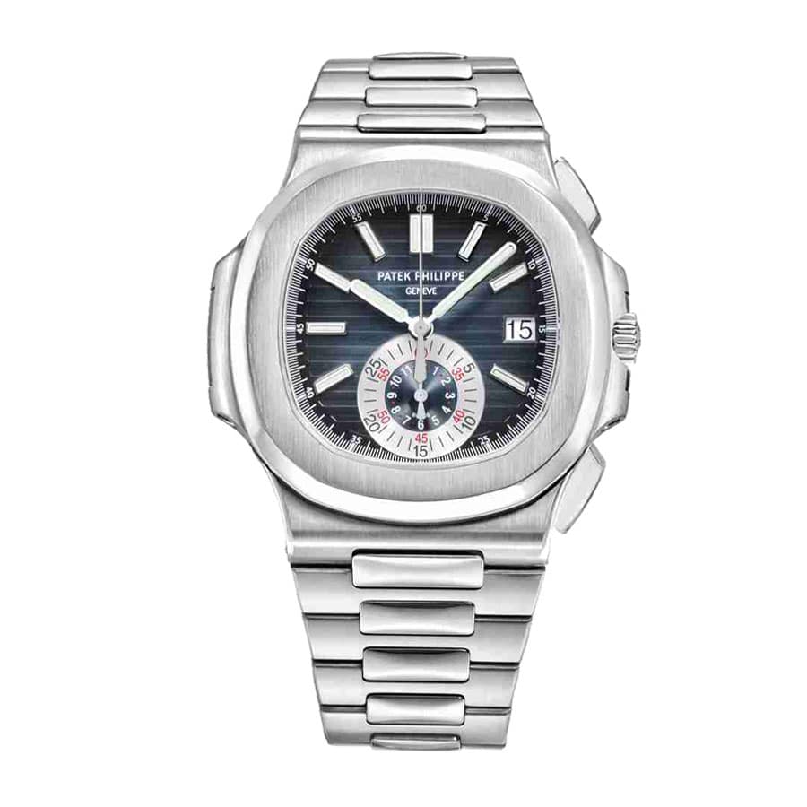 Patek Philippe Nautilus Blue Silver Replica-fasswatch