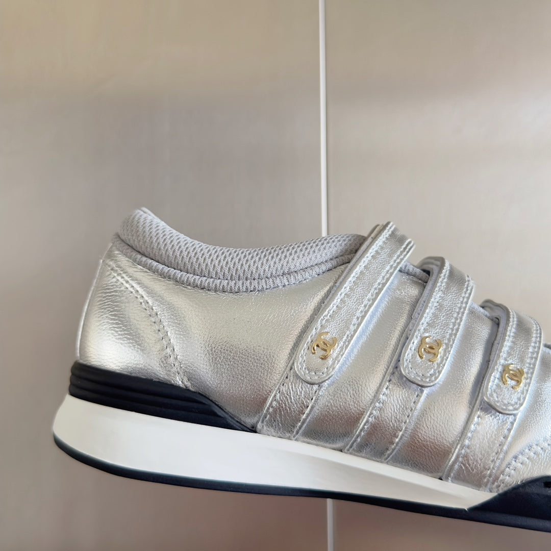 CC MARY JANE SNEAKER IN SILVER LAMBSKIN、mysite、Cacoeks