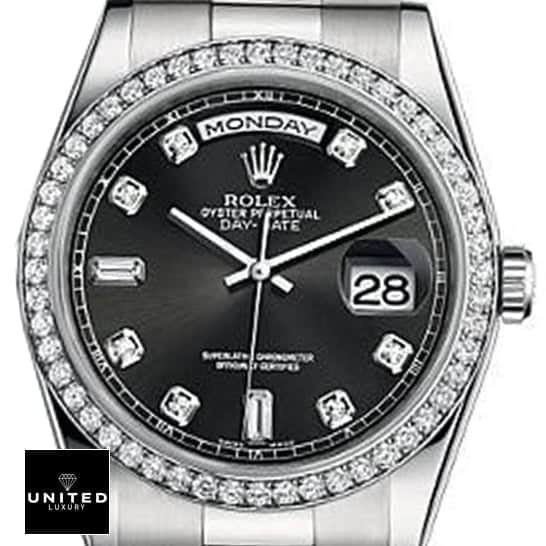 Rolex Day-Date White Diamond Bezel Replica