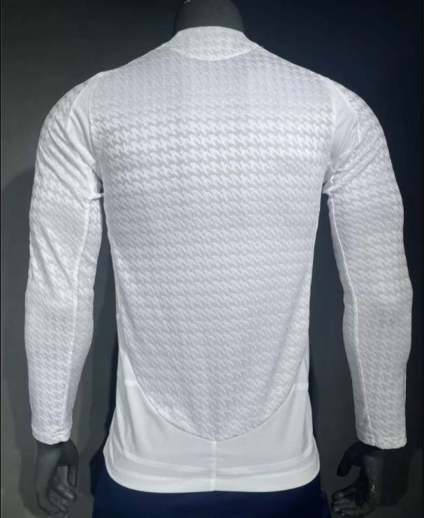 2024/2025 Player Version Long Sleeve Real Madrid Home Football Shirt 1:1 Thai Quality:football jersey mysite: unitedjerseyfootball 邓江浪:football