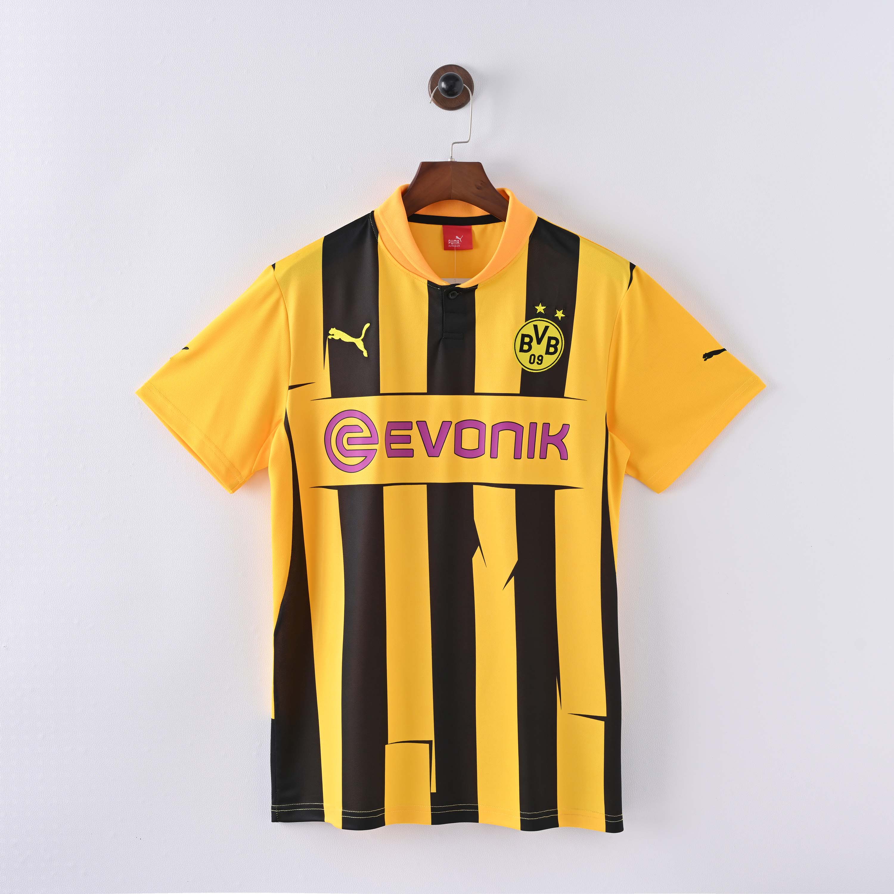 2012/2013 Retro Dortmund Home Football Shirt1:1 Thai Quality:football jersey mysite: unitedjerseyfootball 邓江浪:football