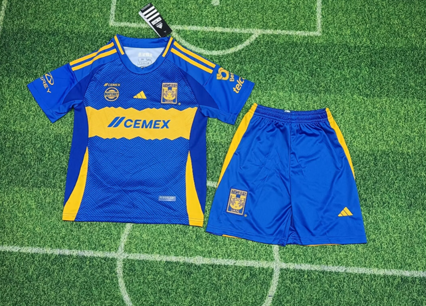 24/25 Tigres Away Football Shirt Kids Size Suit-mysite Custom Football Kit- Nextkits