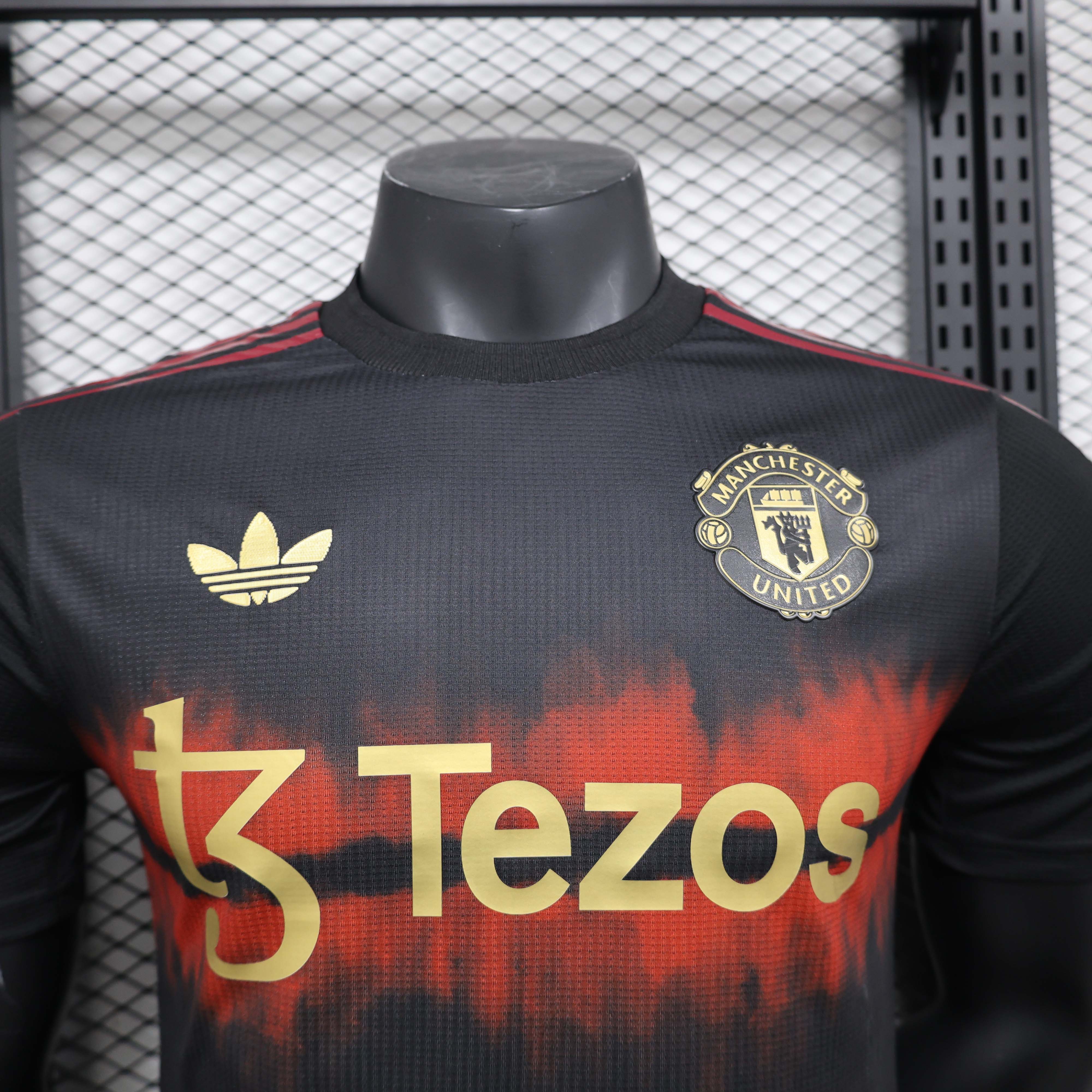 2025/2026 Player Version Manchester United Special Edition Black Red Football Shirt 1:1 Thai Quality:football jersey mysite: unitedjerseyfootball 邓江浪:football