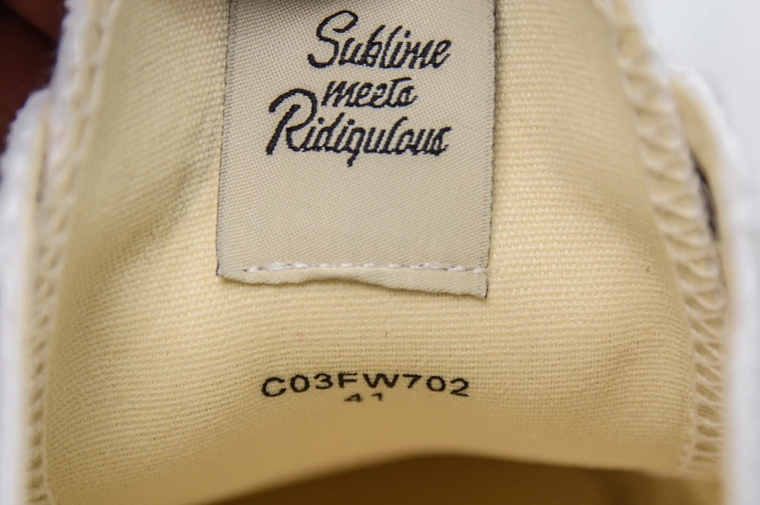 Maison Mihara Yasuhiro Peterson23 OG Sole Canvas Low-top Sneaker Black White、mysite、Cacoeks