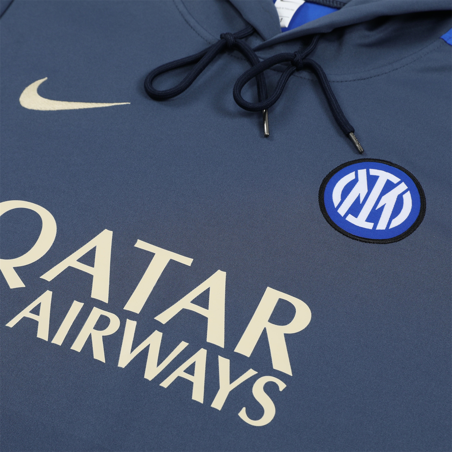 ManixJersey.com | Inter Milan 24-25 Training Hoodie Set - Blue - Gray Hoodie and Pants -Customize Name, Number and Patch | Worldwide Shipping