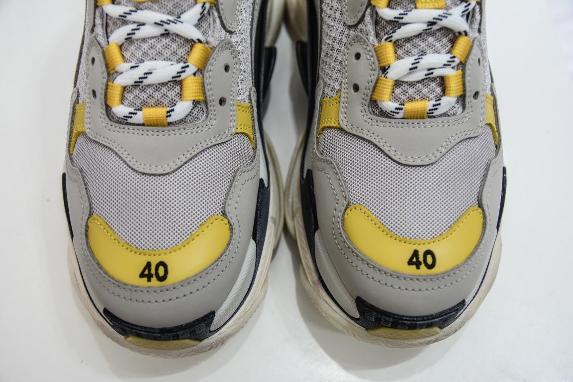 Balenciaga Triple S Sneaker Grey Yellow、mysite、Cacoeks