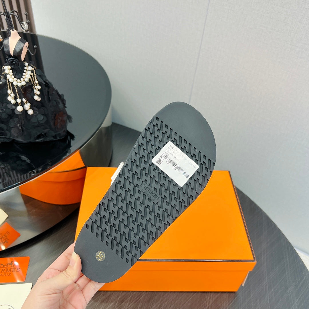 CHYPRE SANDAL WHITE MIX BLACK CALFSKIN SPECIAL、mysite、Cacoeks