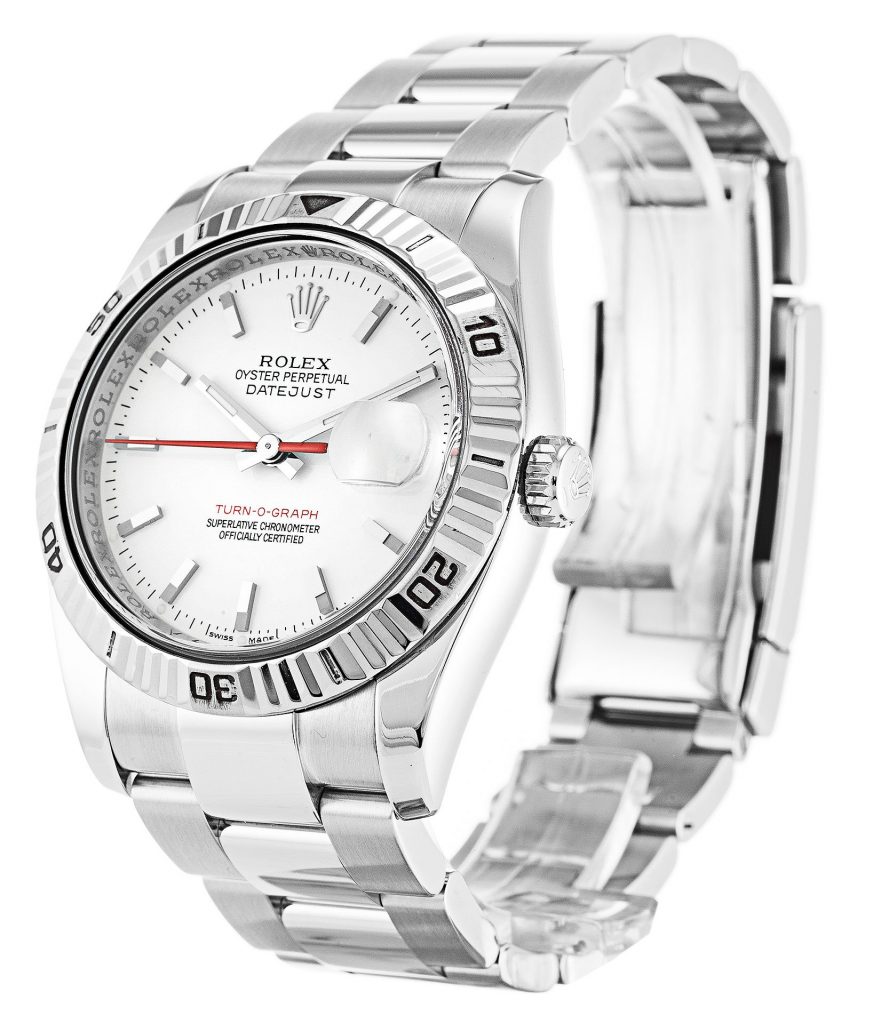 Replica Rolex Datejust Turn-O-Graph 36mm White Dial 116264-fasswatch