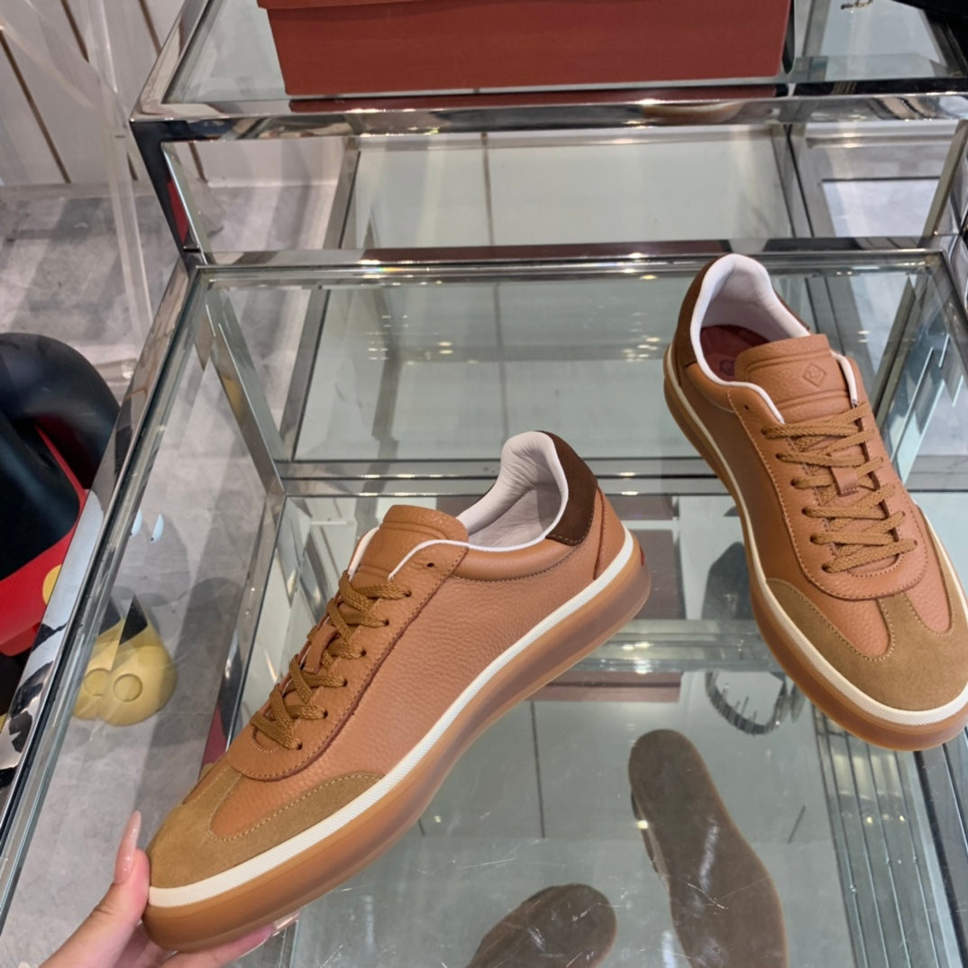 LP TENNIS WALK SNEAKERS TAWNY CALFSKIN、mysite、Cacoeks