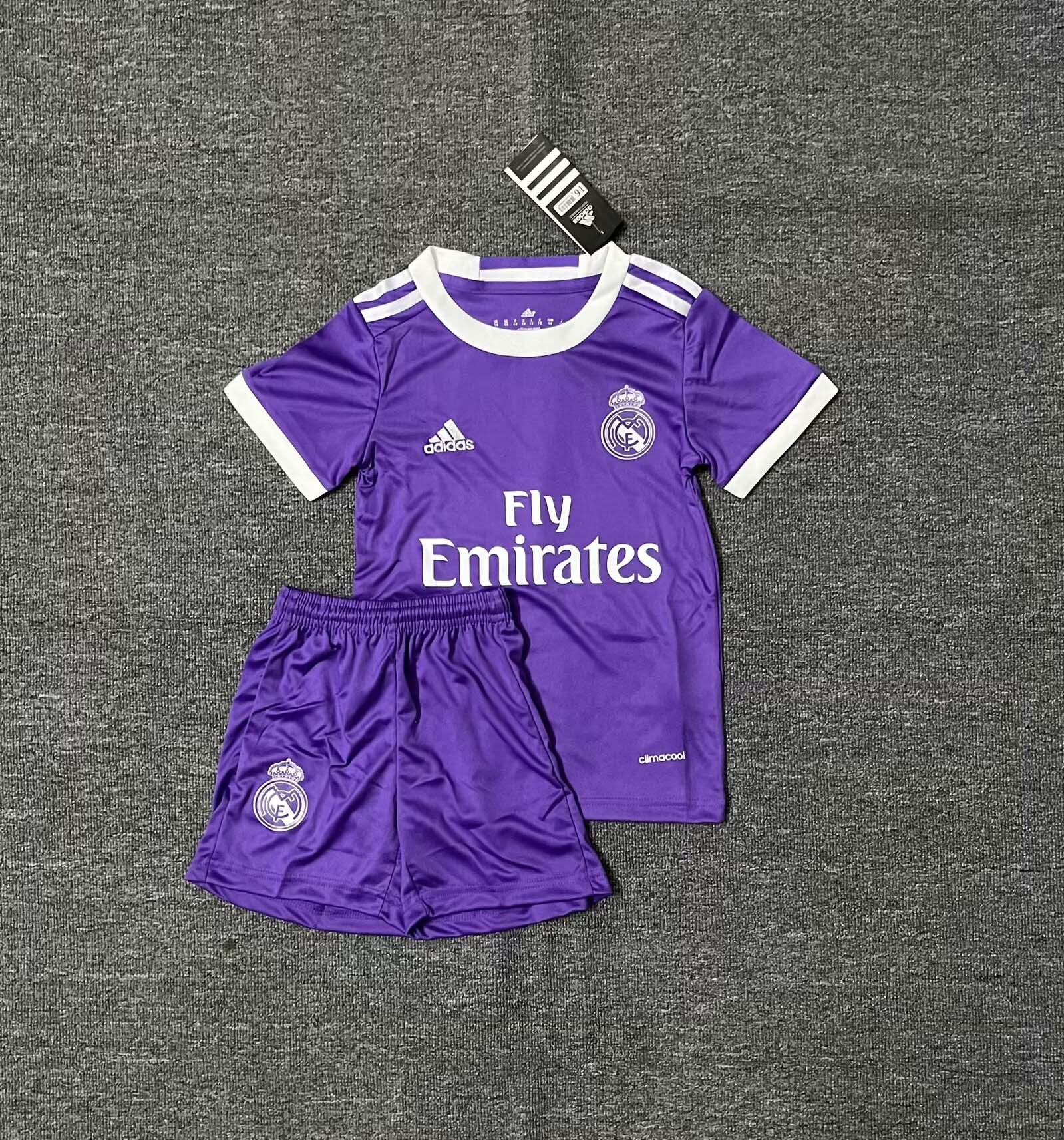 2016/2017 Retro Real Madrid Away Football Shirt 1:1 Thai Quality Kids Size:football jersey mysite: unitedjerseyfootball 邓江浪:football