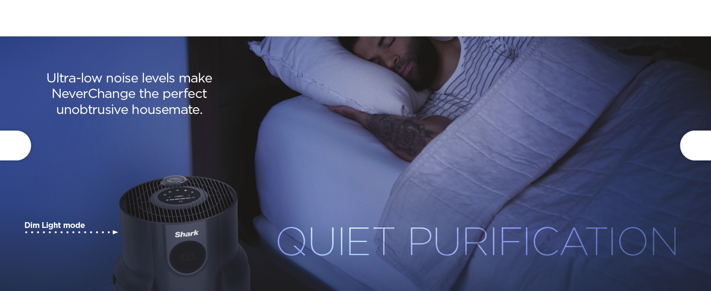 Ultra-low noise levels make NeverChange the perfect unobtrusive housemate.