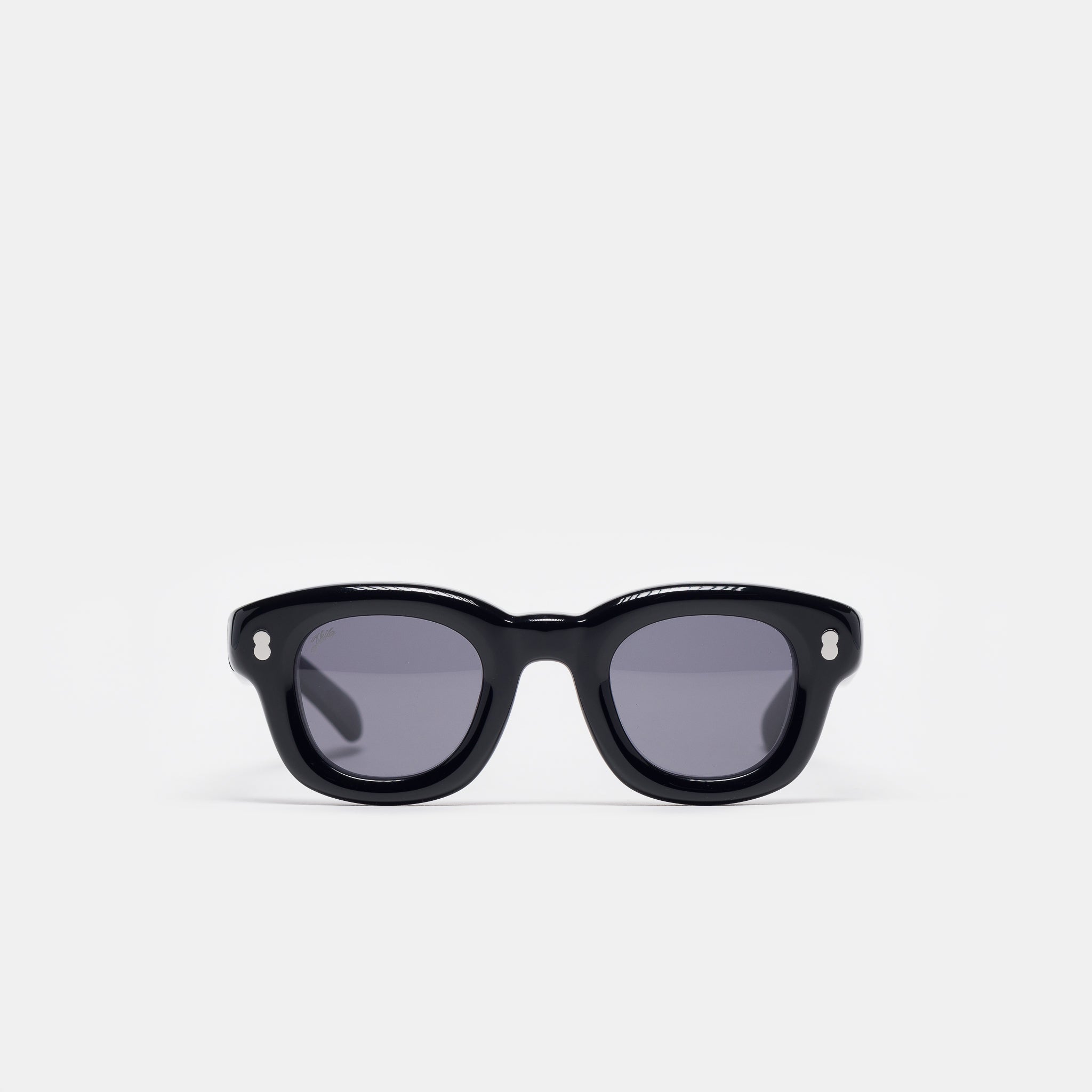 Apollo Inflated Sunglasses in Black/Black