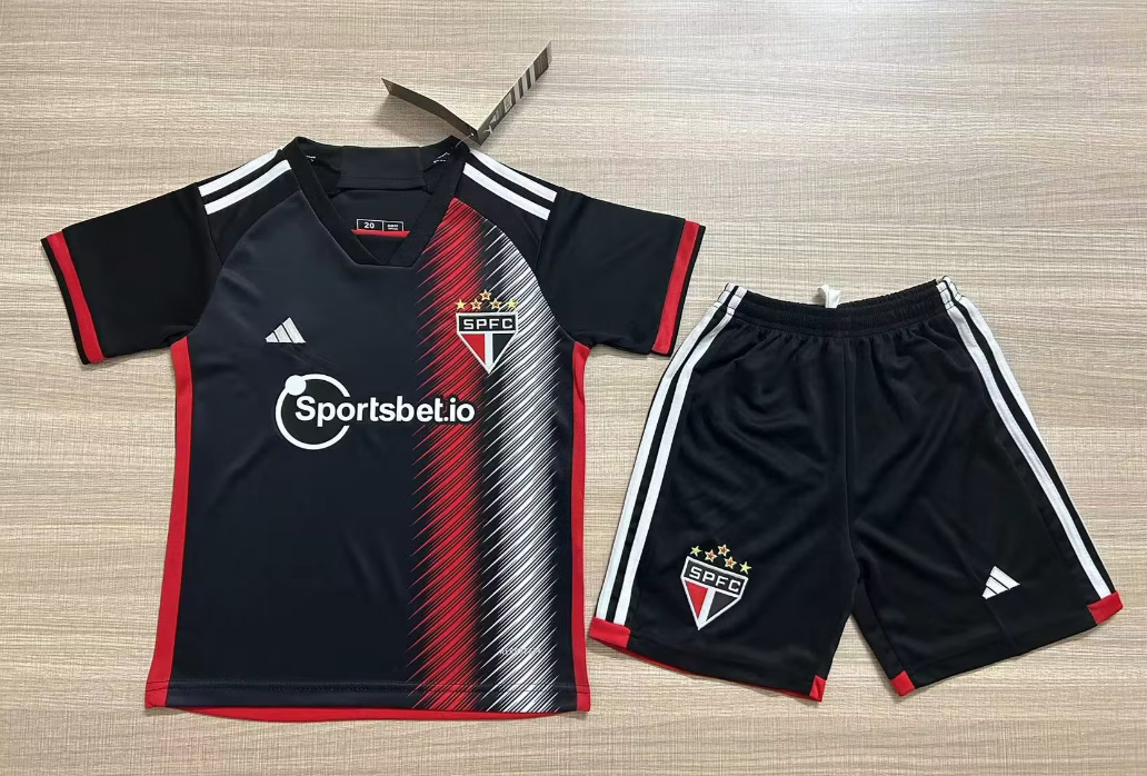 23/24 Sao Paulo Third Football Shirt Kids Size Suit-mysite Custom Football Kit- Nextkits