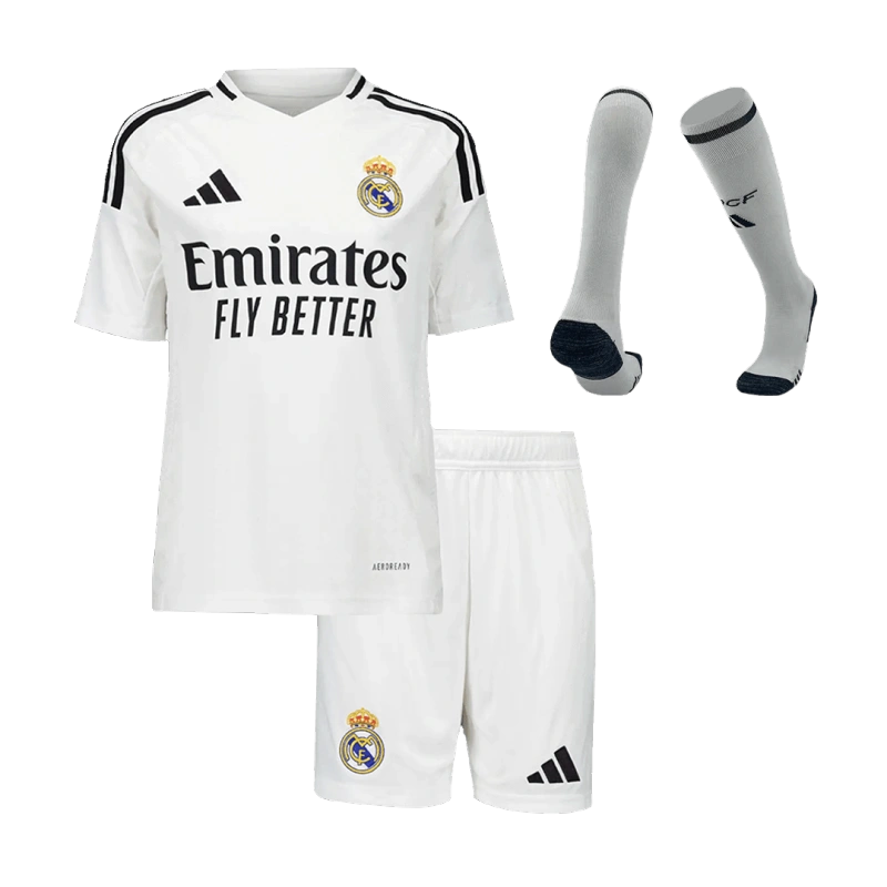 24-25 kids kit Real Madrid Home soccer jersey-Fans Version: Ajax 24-25 Home Stadium Jersey - Fans Version mysite: Adidas luxuryfootballshirts.com: https://www.luxuryfootballshirts.com/