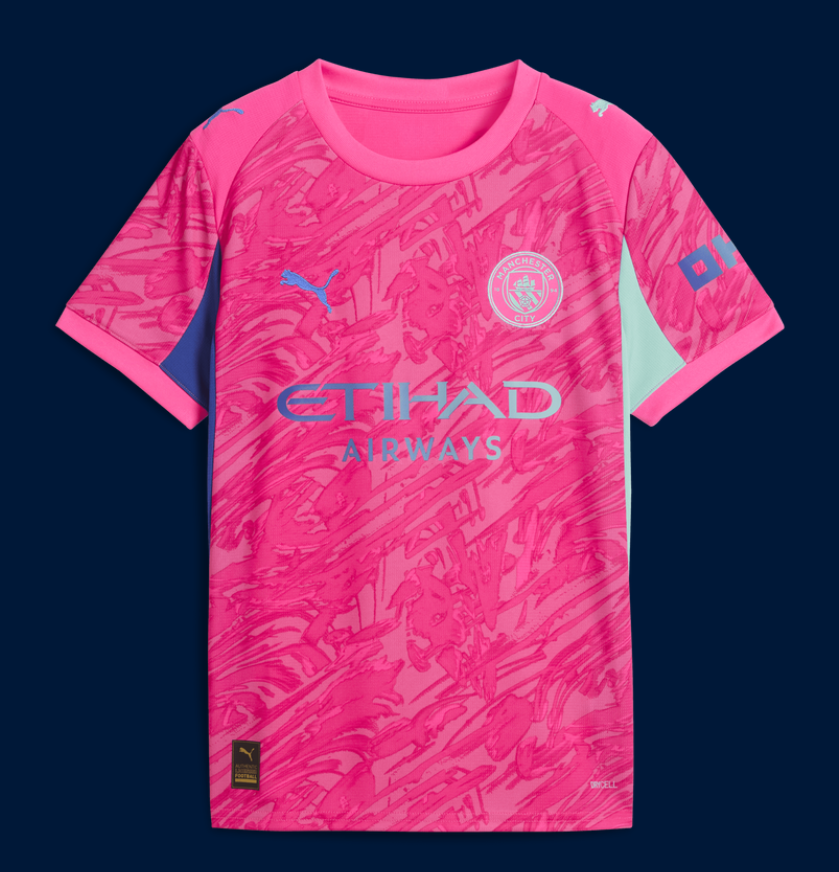 2025/2026 Manchester City Goalkeeper Jersey Pink Football Shirt 1:1 Thai Quality (Fan version):football jersey mysite: unitedjerseyfootball 邓江浪:football