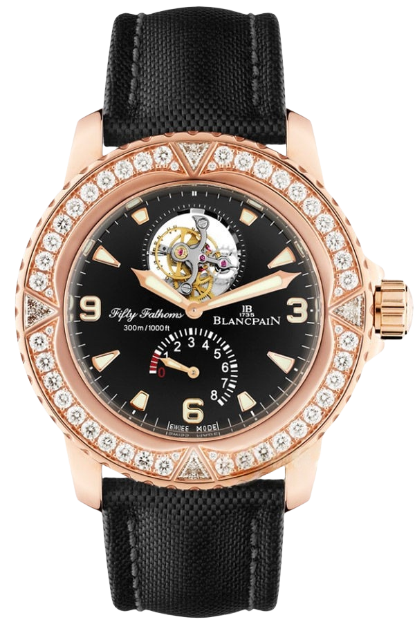 Blancpain Fifty Fathoms Ref. 5025-9530-52A Super Clone Watch – Titanium Black Dial Flyback Chronograph Fake Replica