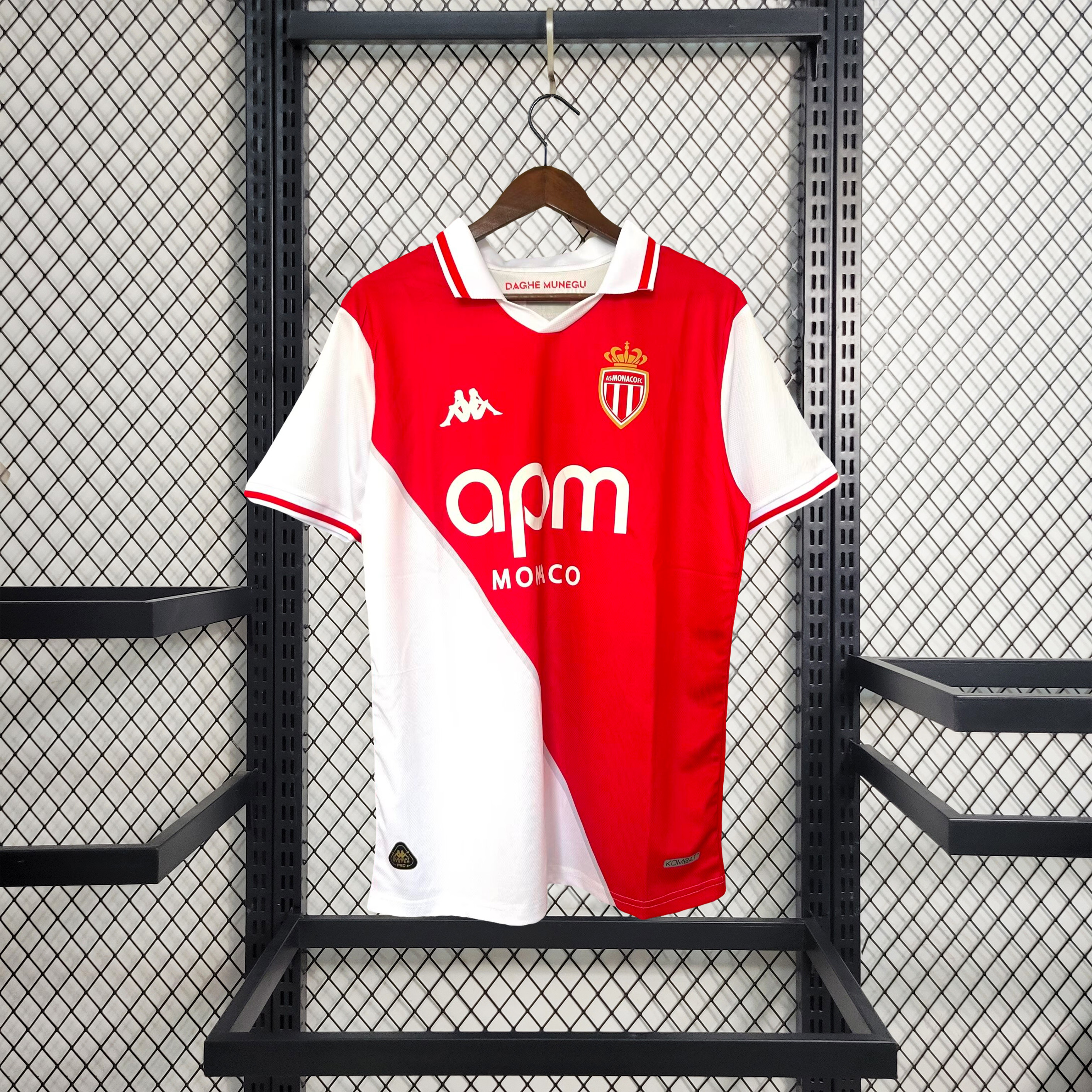 ManixJersey.com | AS Monaco 24-25 Home Jersey - Fans Version -Customize Name, Number and Patch | Worldwide Shipping