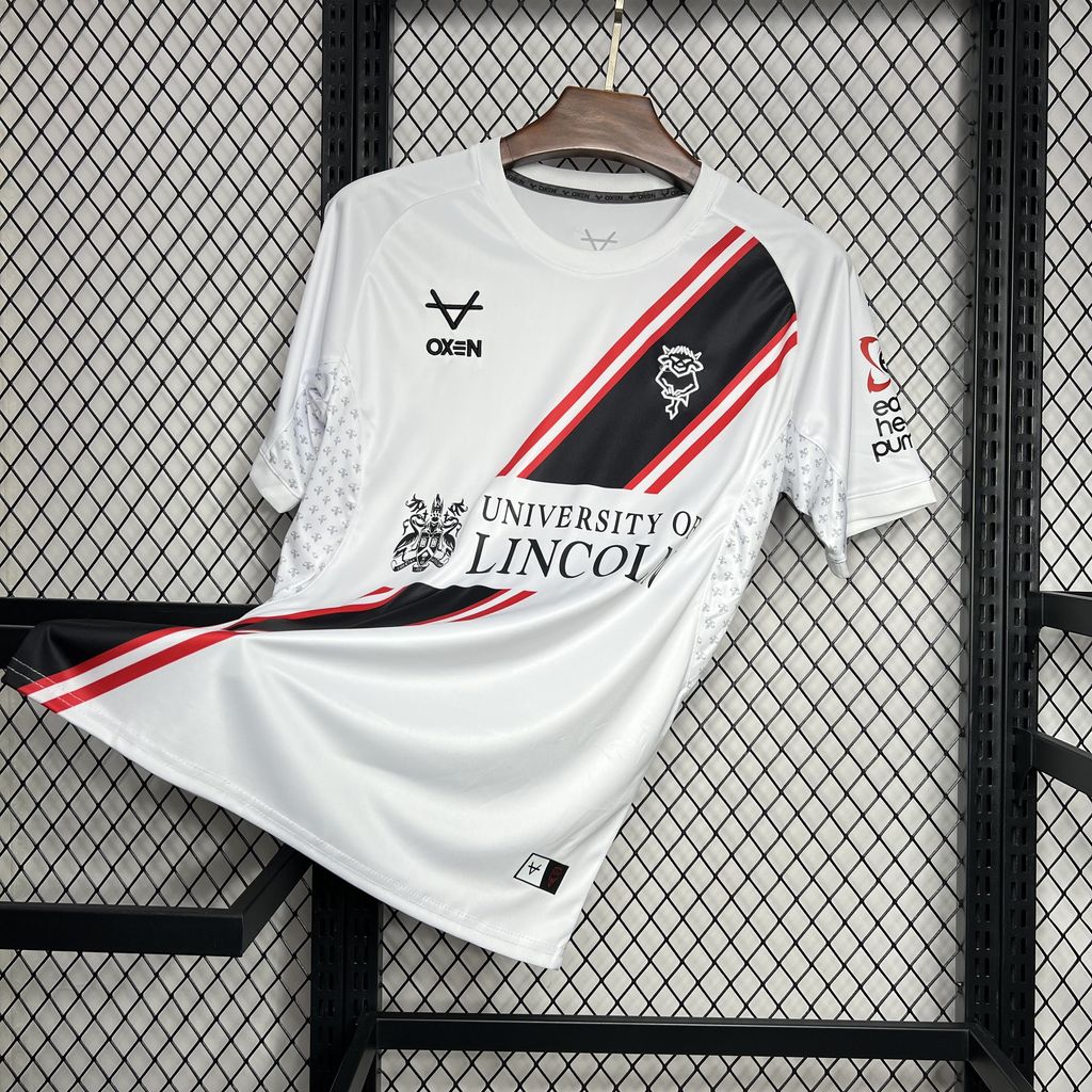 ManixJersey.com | Lincoln City 24-25 Away Jersey - Fans Version -Customize Name, Number and Patch | Worldwide Shipping