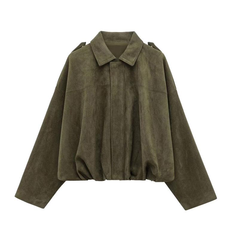 Women's New Aviator Jacket, Casual Zip Up Winter Jacket, Oversized Pilot Jacket Cropped Fit, 2025 Streetwear Short Jacket for Women, Womenswear