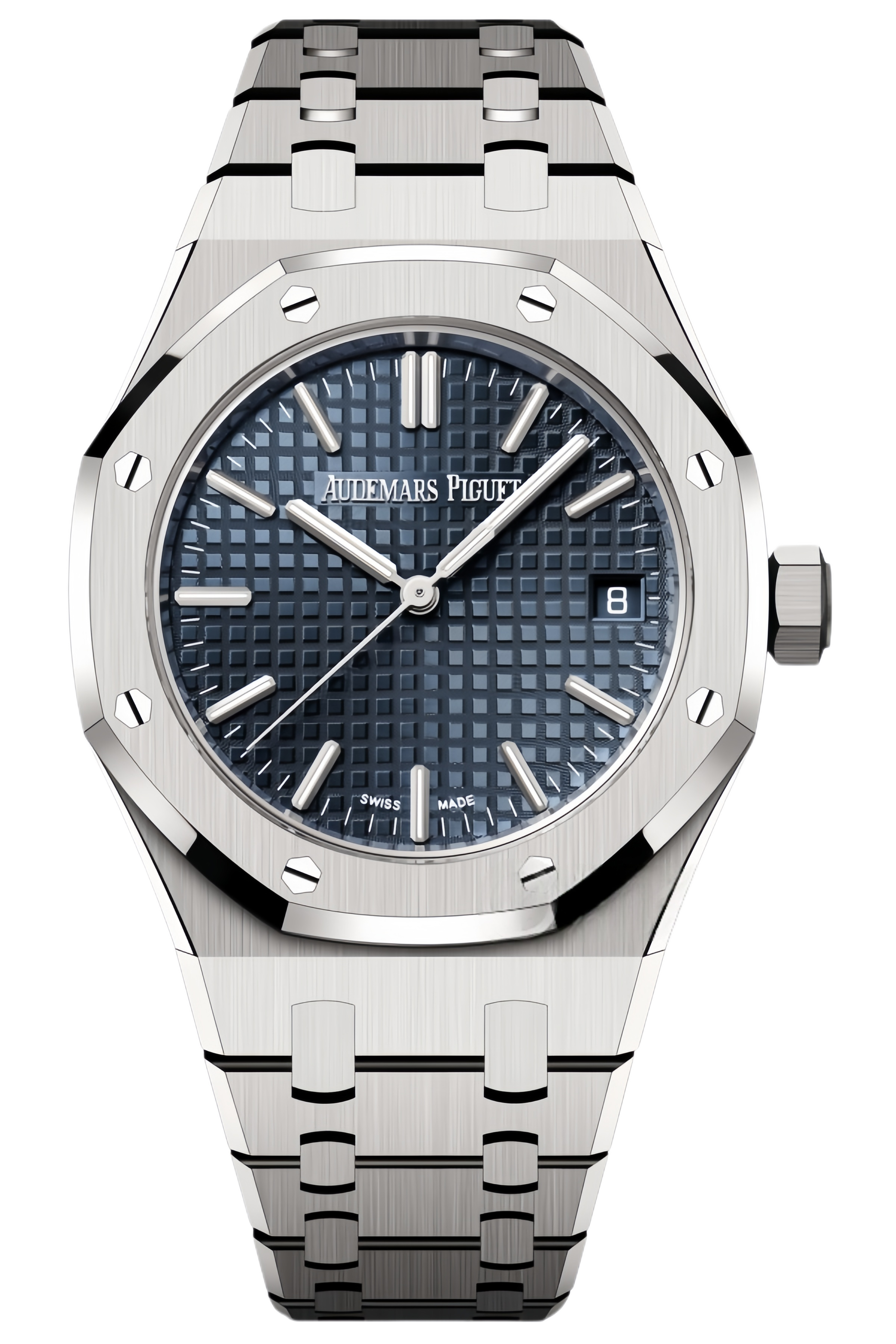 Audemars Piguet Royal Oak Ref. 15550ST.OO.1356ST.06 Super Clone Watch – 37mm Stainless Steel Diamond Bezel Pink Dial Swiss Replica